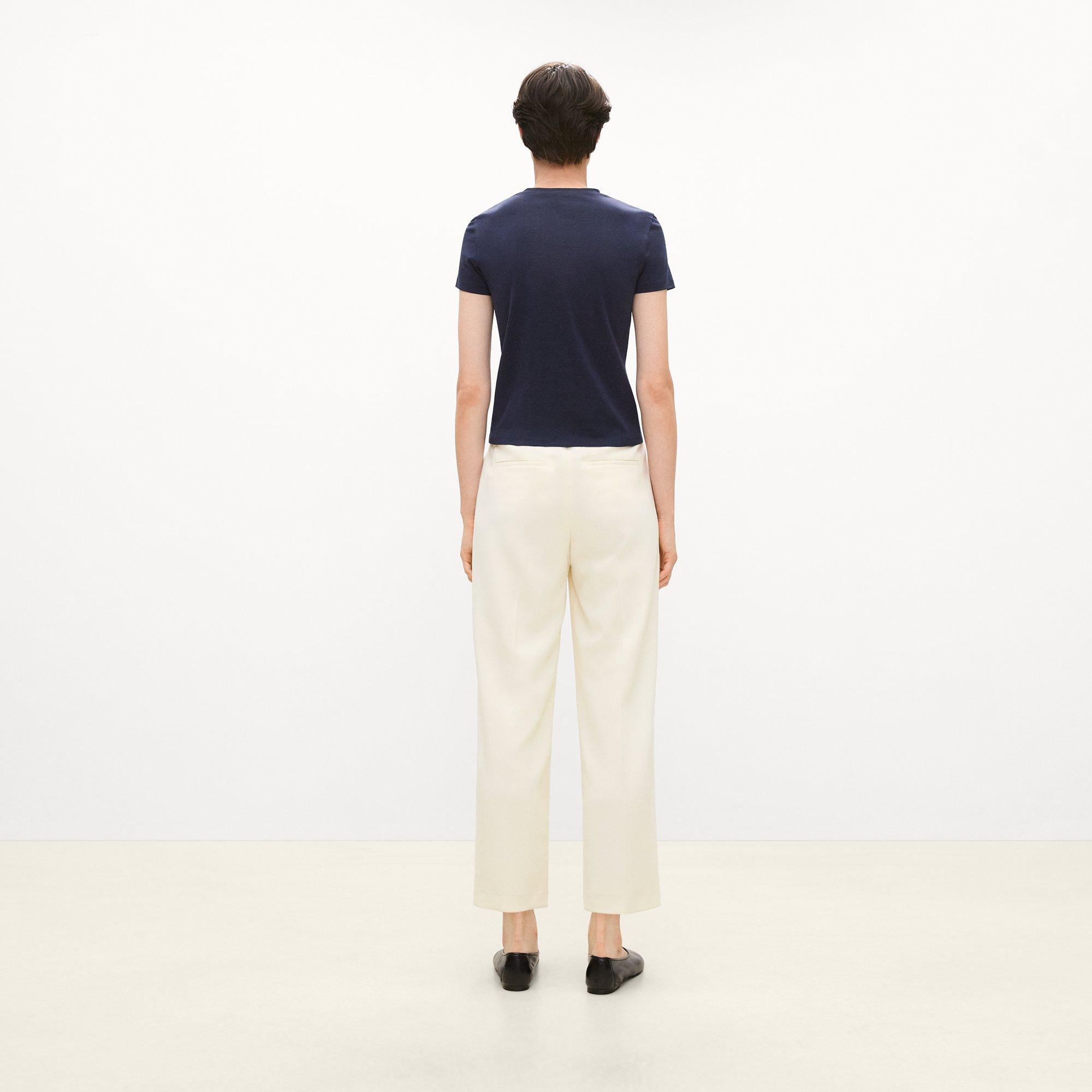 Classic Straight Pull-On Pant in Admiral Crepe