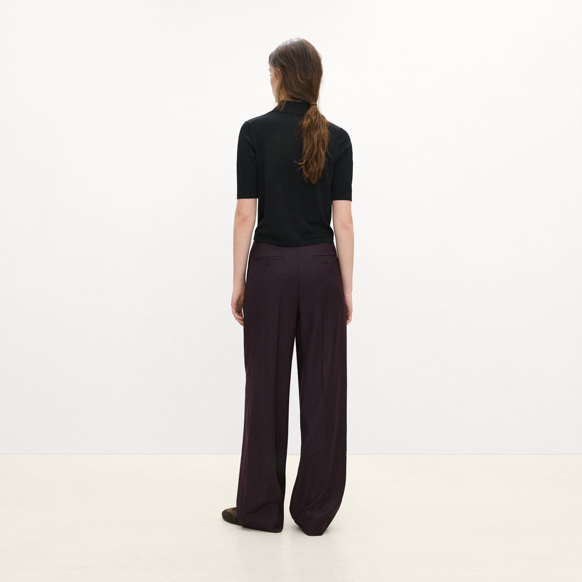 Short-Sleeve Knit Shirt in Regal Wool