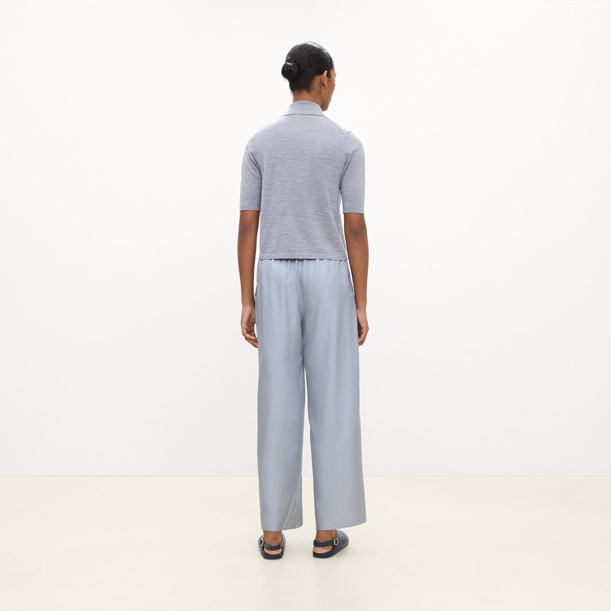 Short-Sleeve Knit Shirt in Regal Wool