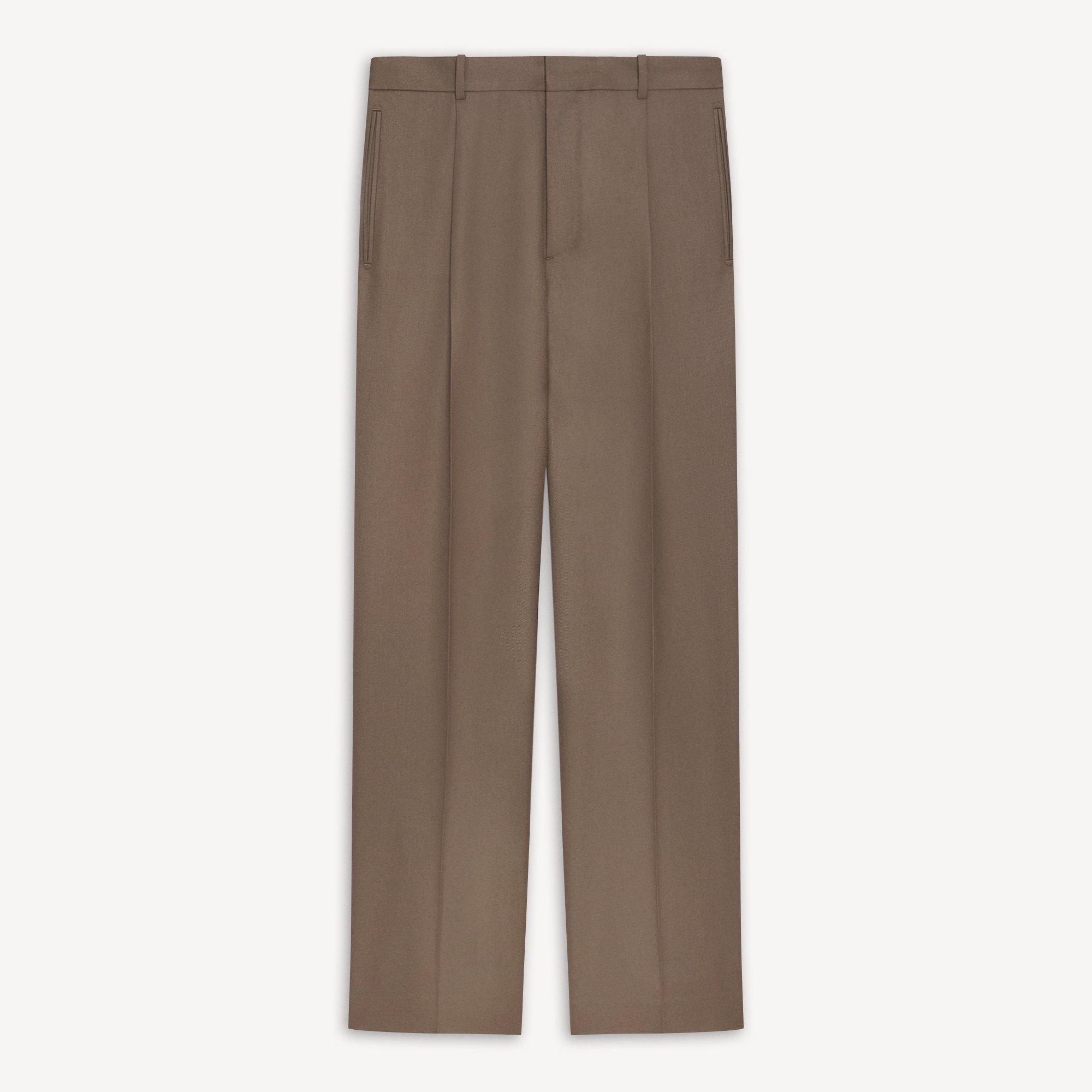 Relaxed Pleat Pant in Studio Wool