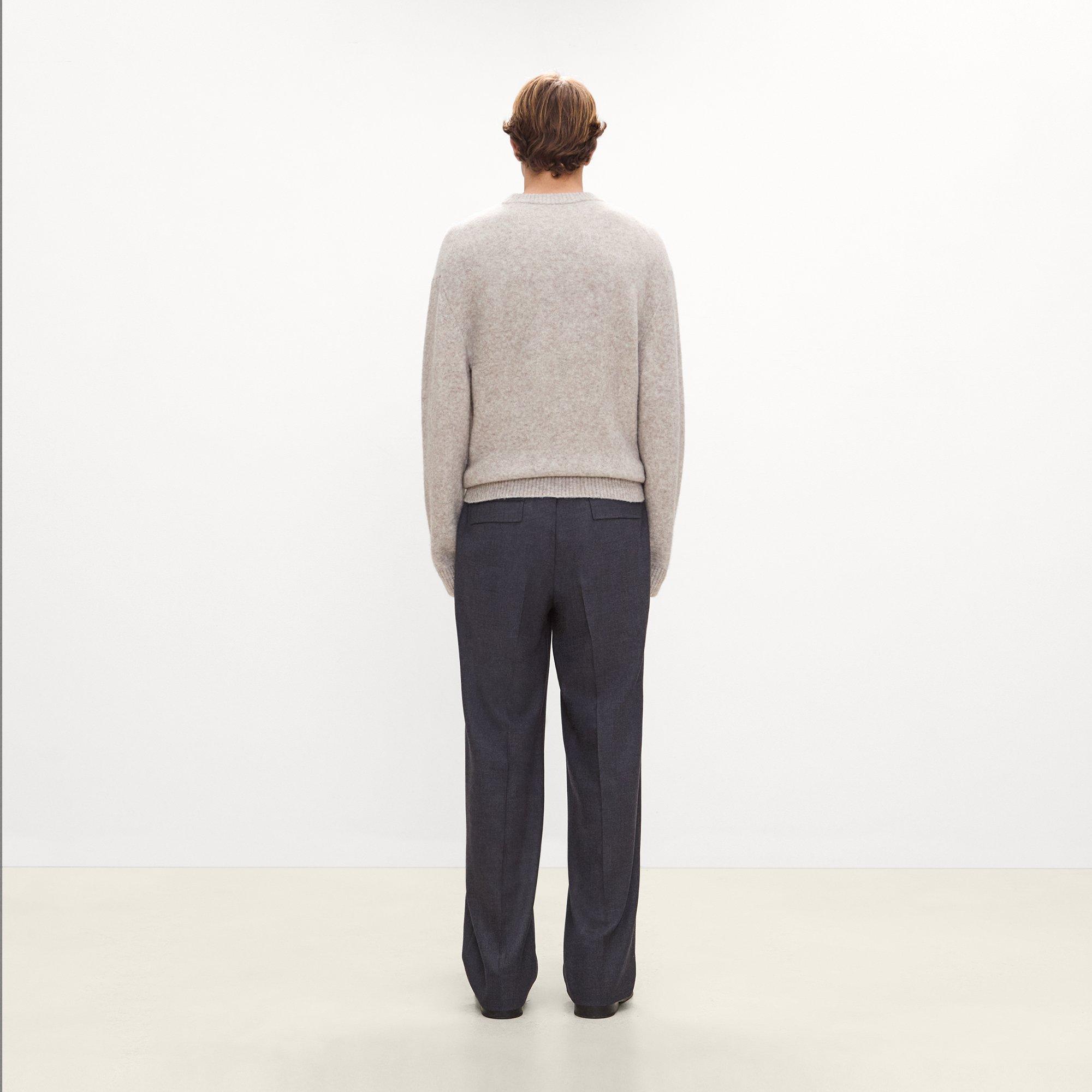 Relaxed Pleat Pant in Studio Wool