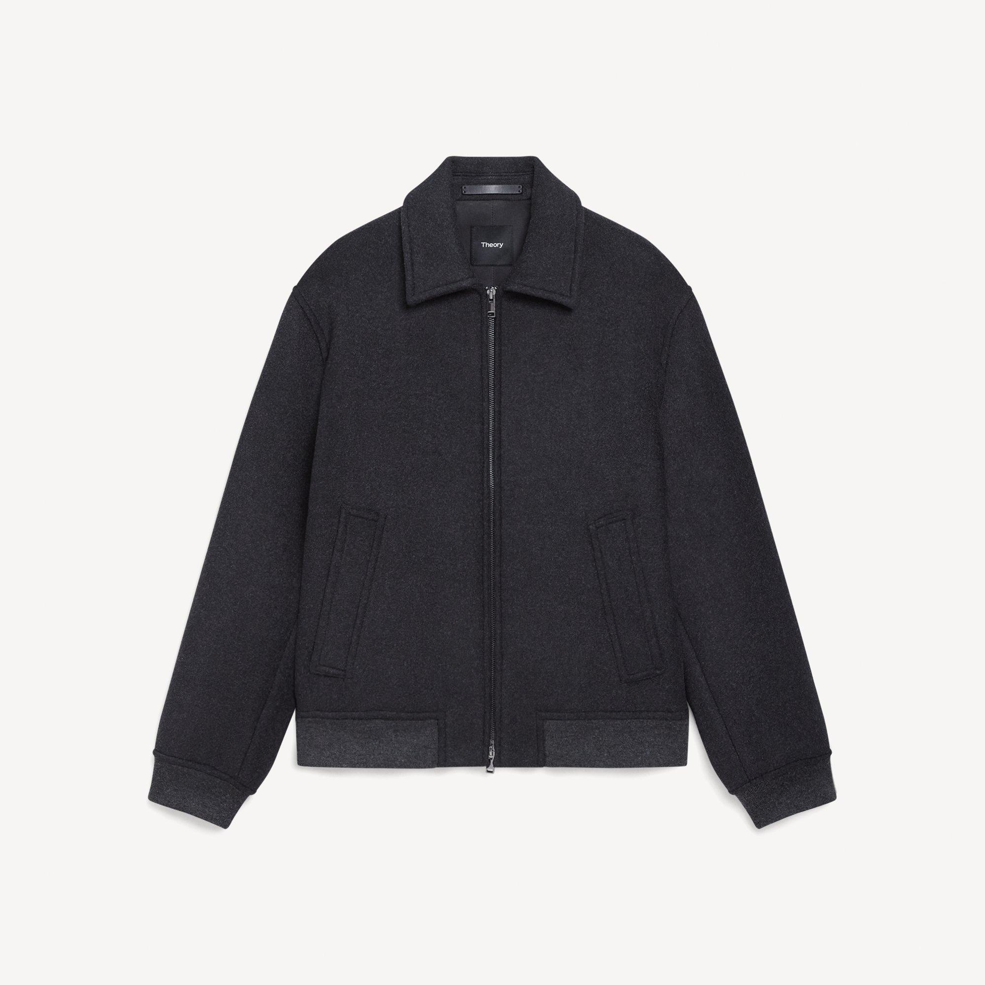 Bomber Jacket in Plush Melton
