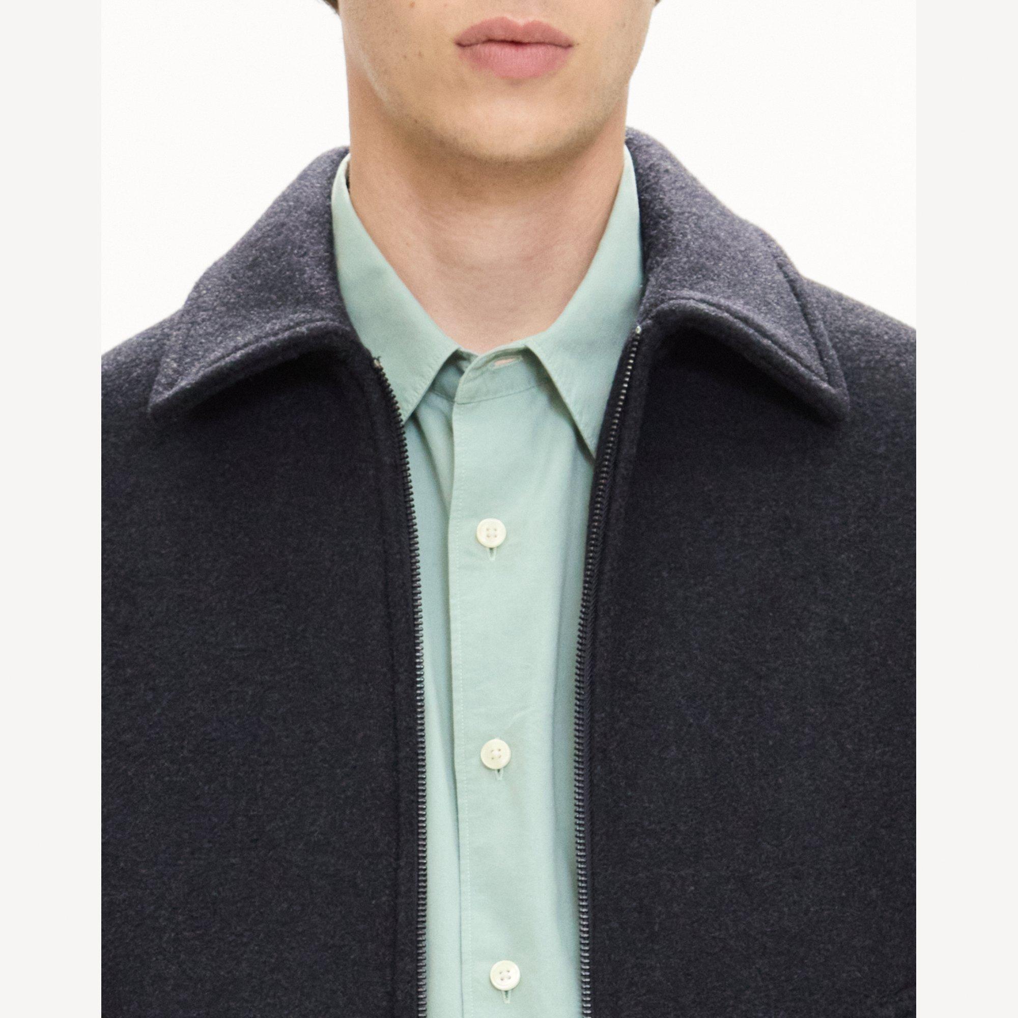 Bomber Jacket in Plush Melton