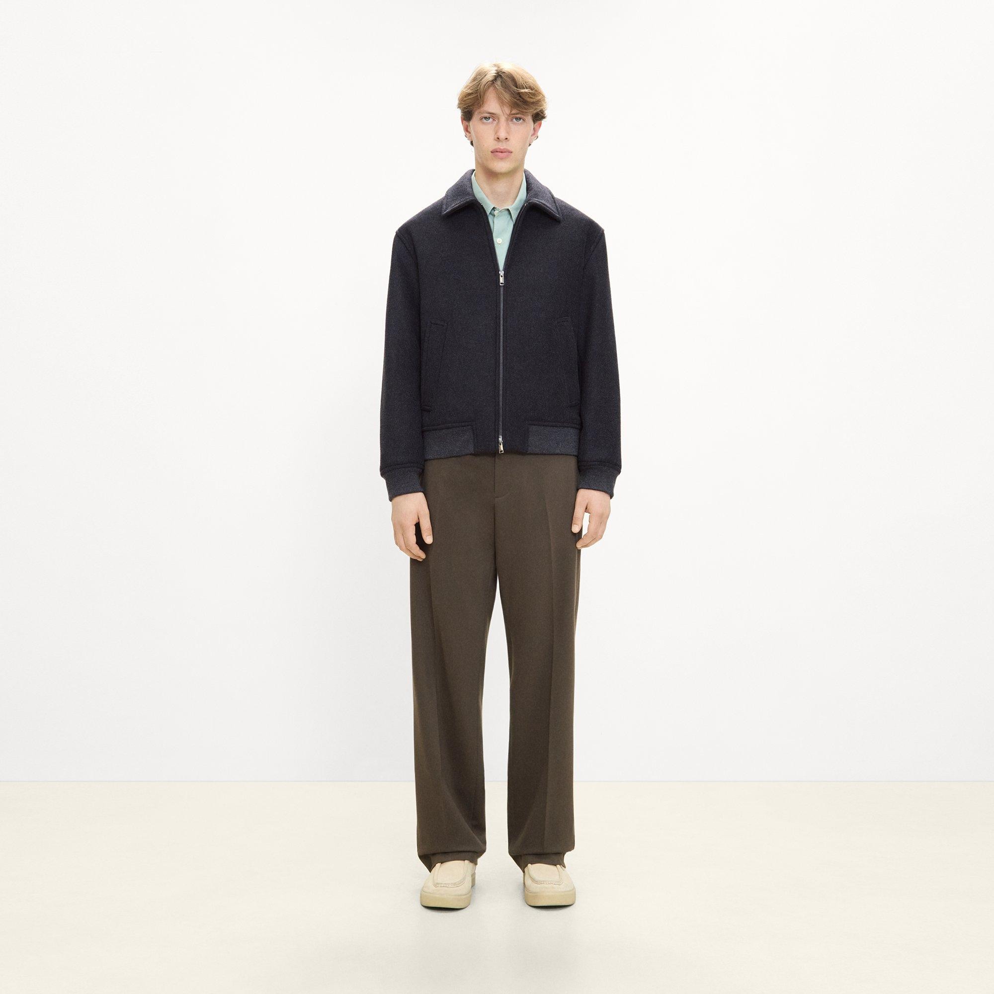Bomber Jacket in Plush Melton