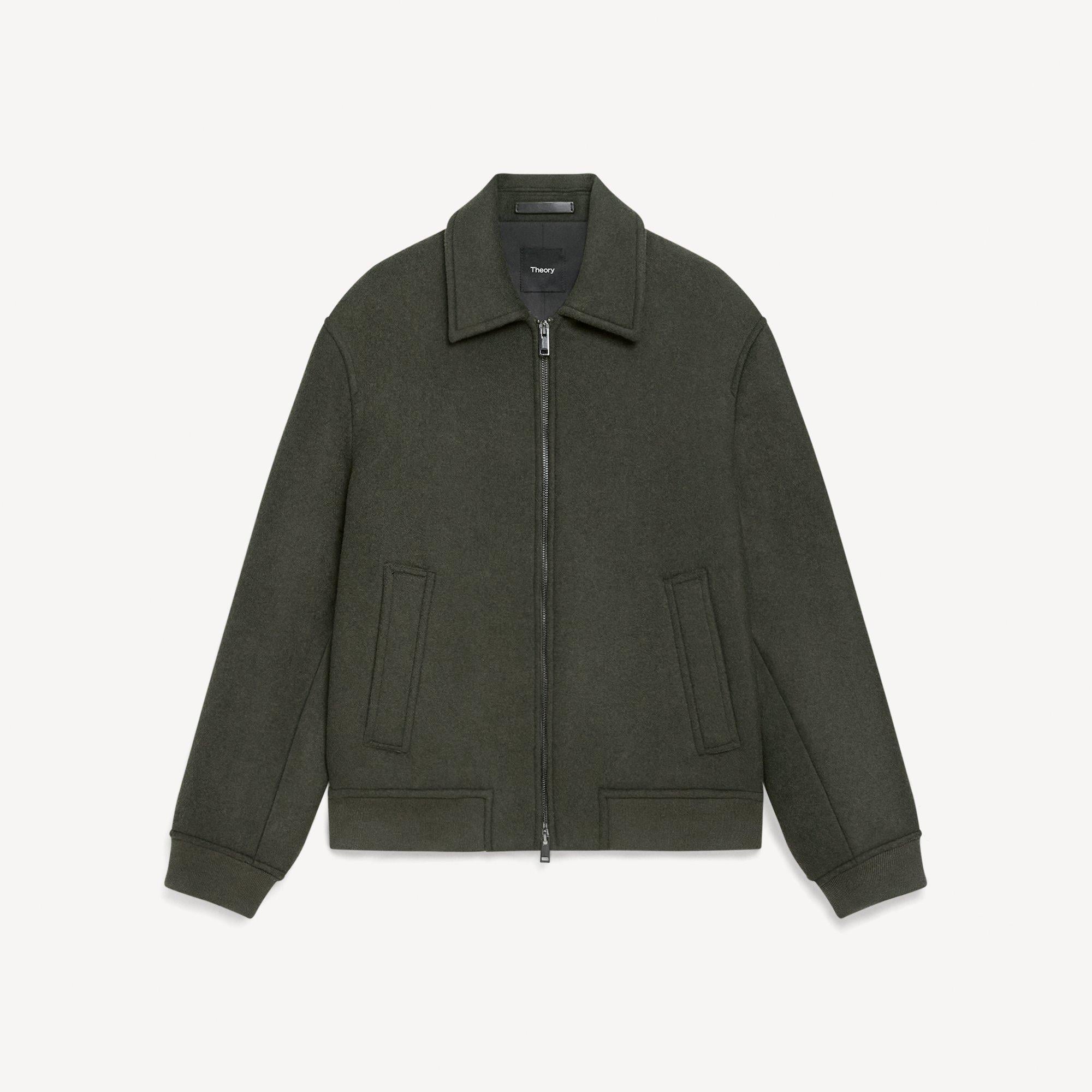 Bomber Jacket in Plush Melton