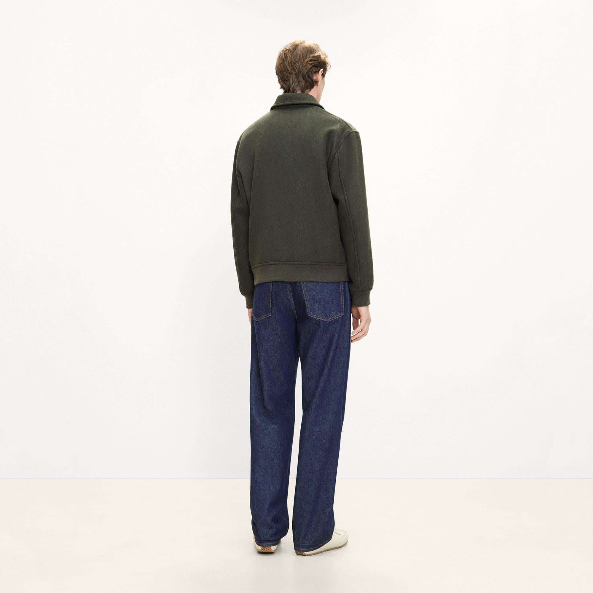 Bomber Jacket in Plush Melton