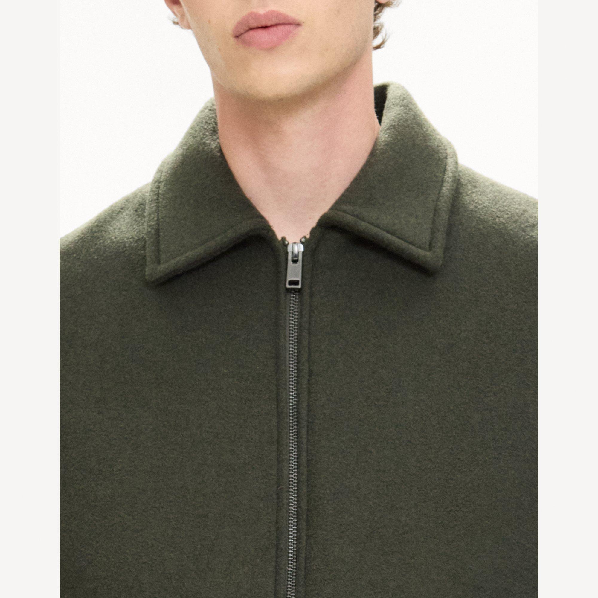 Bomber Jacket in Plush Melton