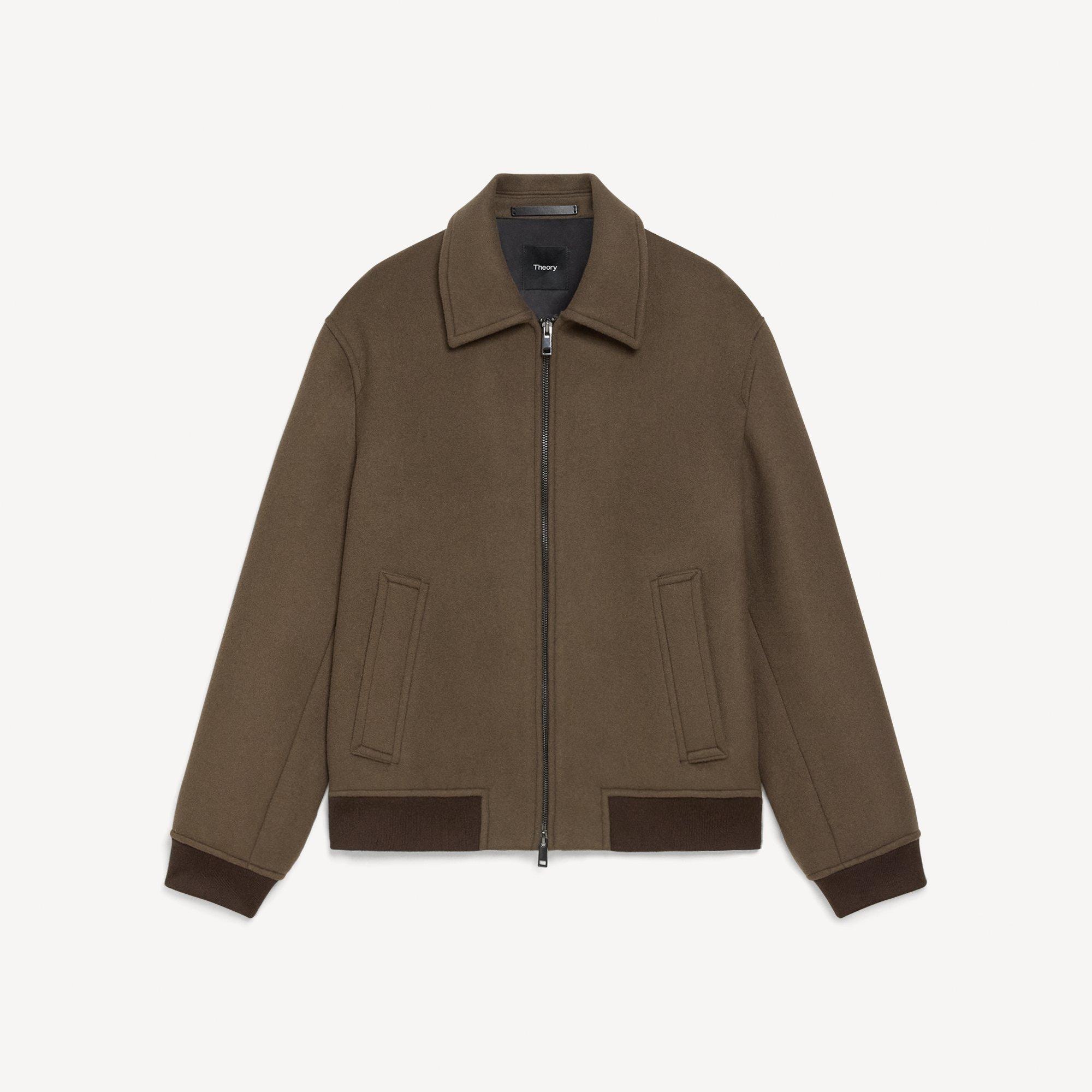 Bomber Jacket in Plush Melton