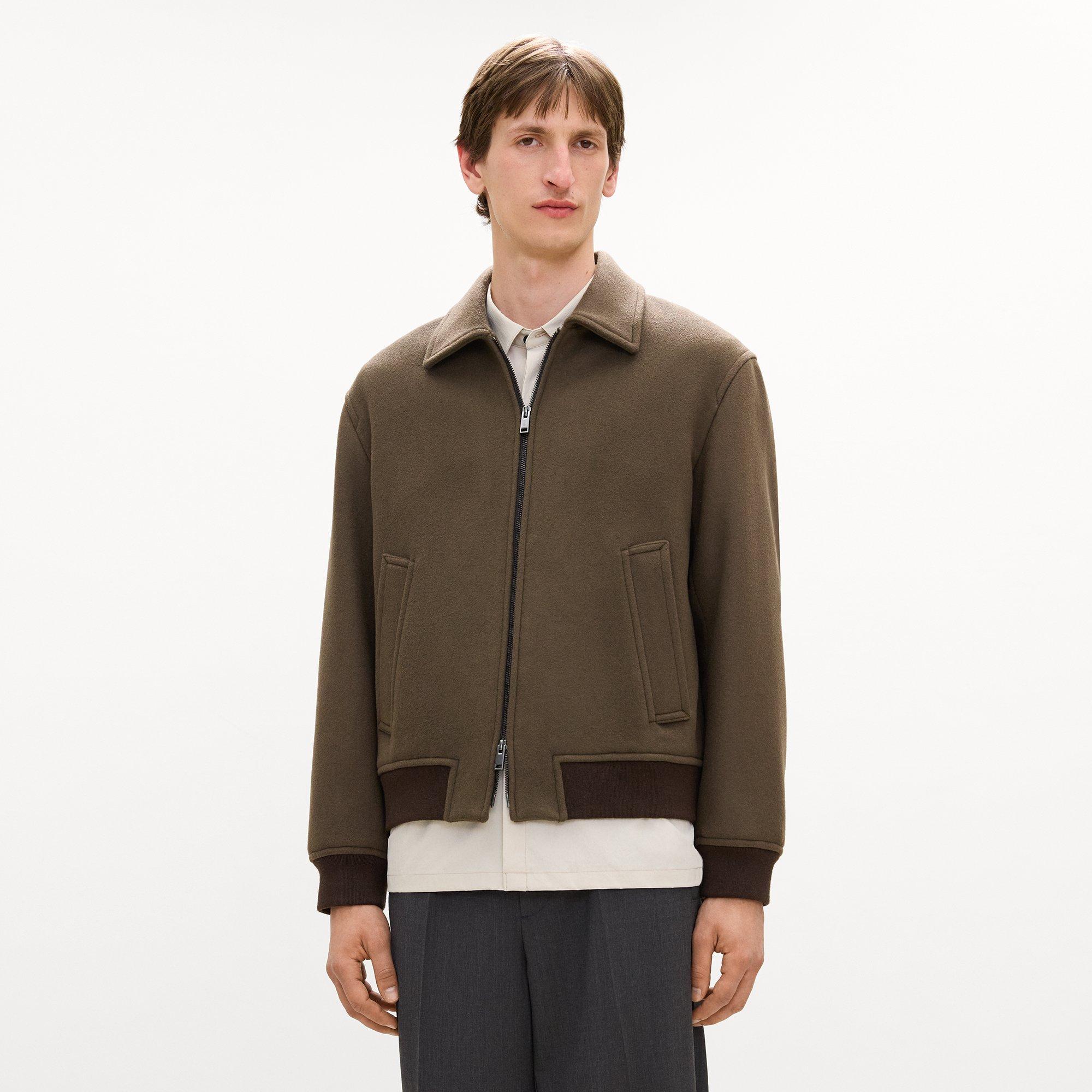 Bomber Jacket in Plush Melton