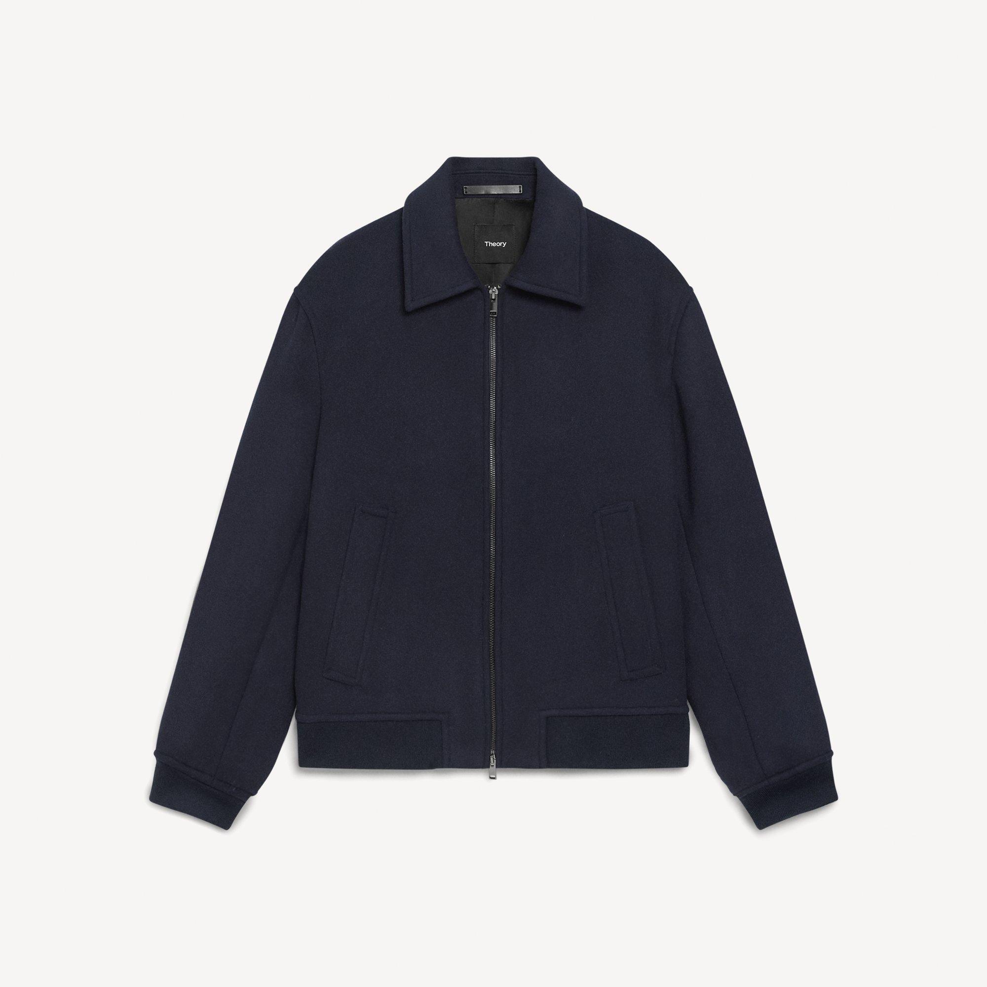 Bomber Jacket in Plush Melton
