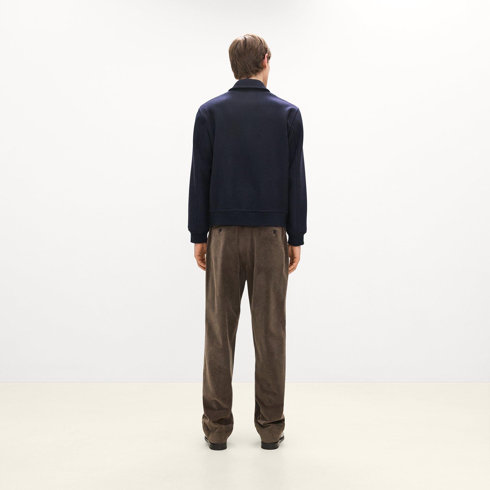 Bomber Jacket in Plush Melton