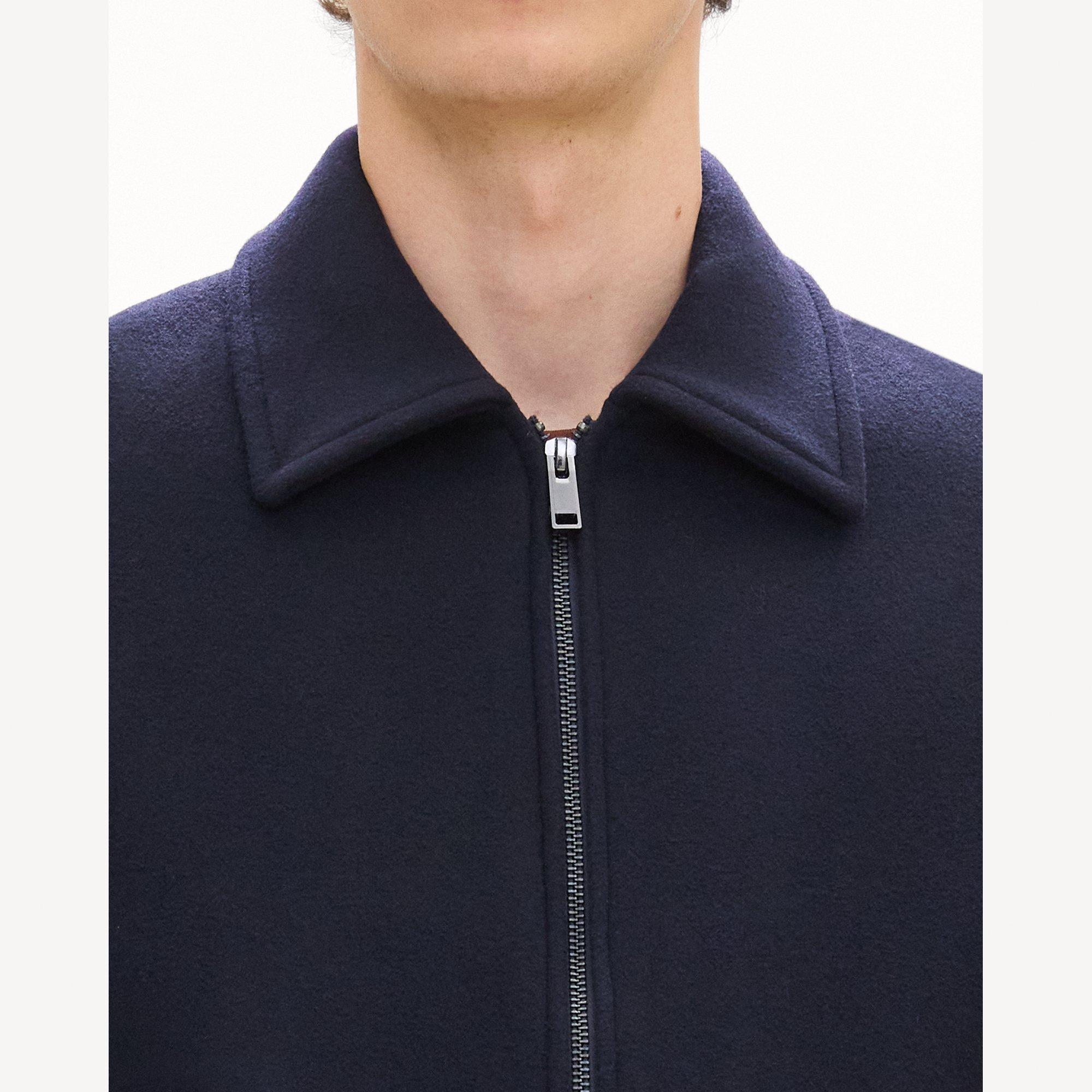 Bomber Jacket in Plush Melton