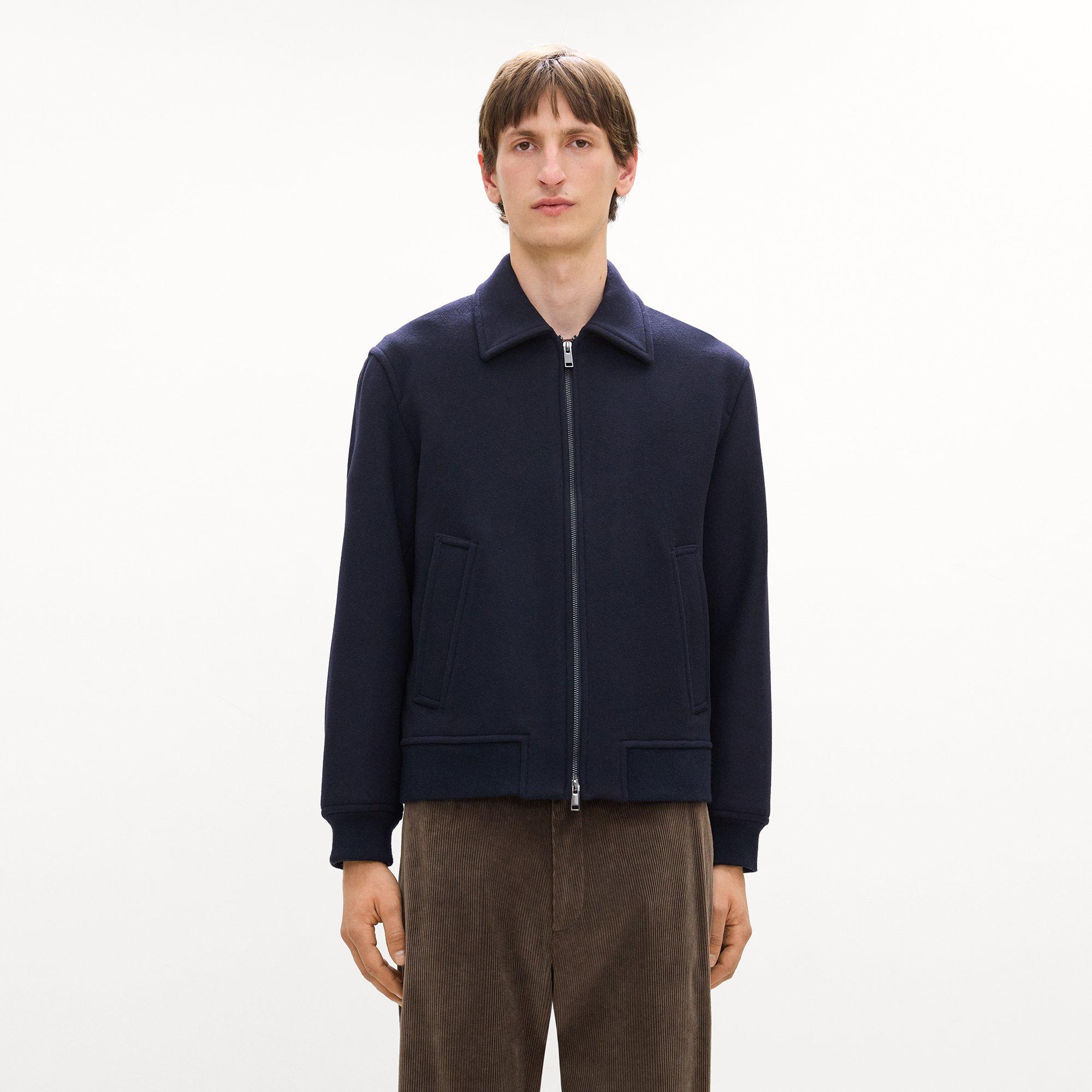 Bomber Jacket in Plush Melton