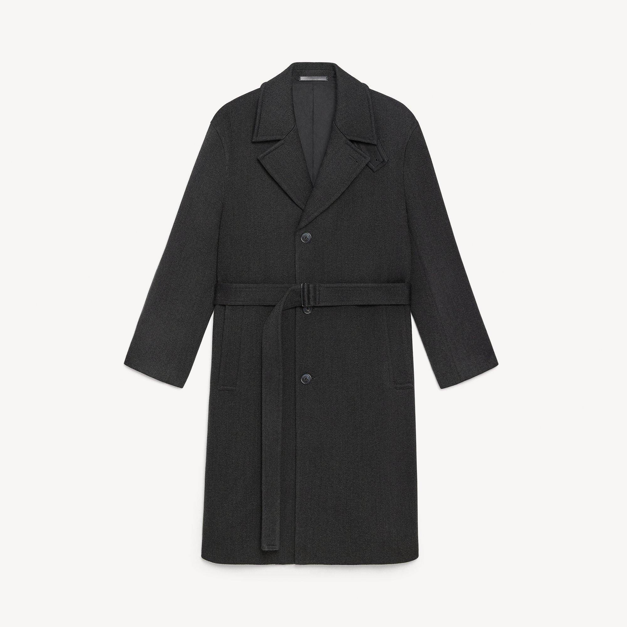 Relaxed Trench Coat in Gansevoort Wool