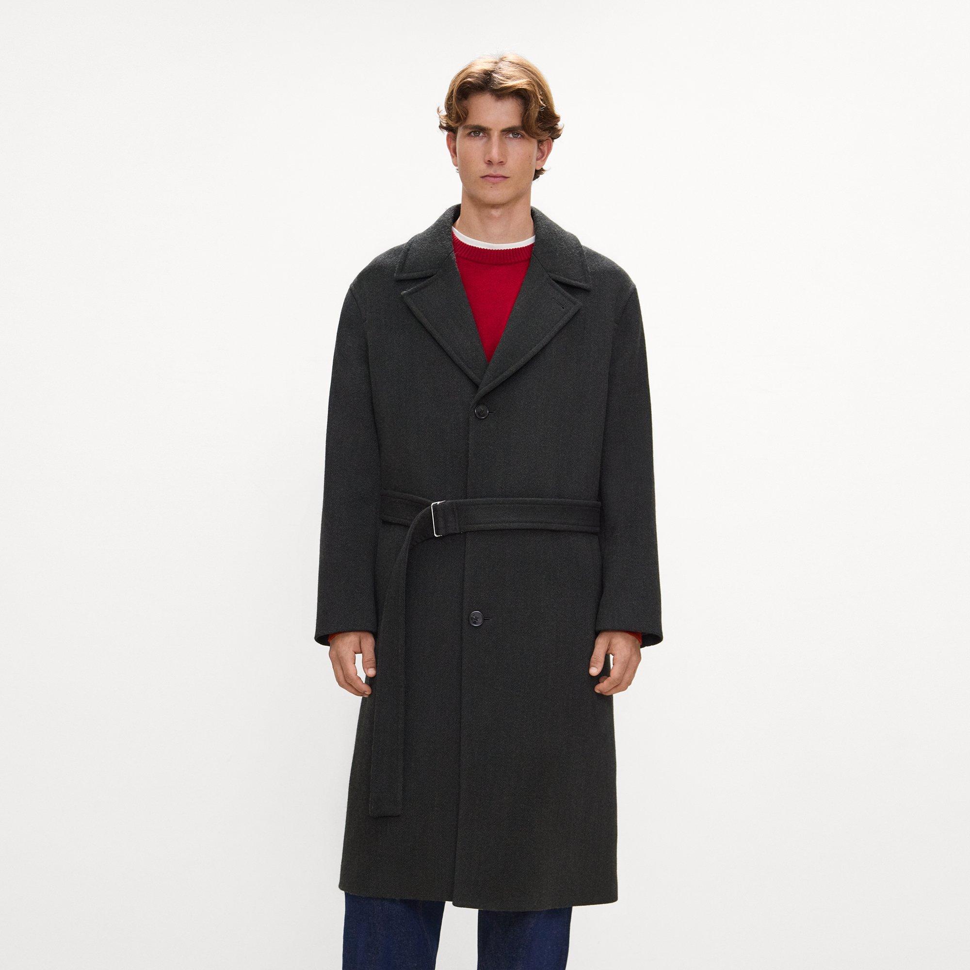 Relaxed Trench Coat in Gansevoort Wool