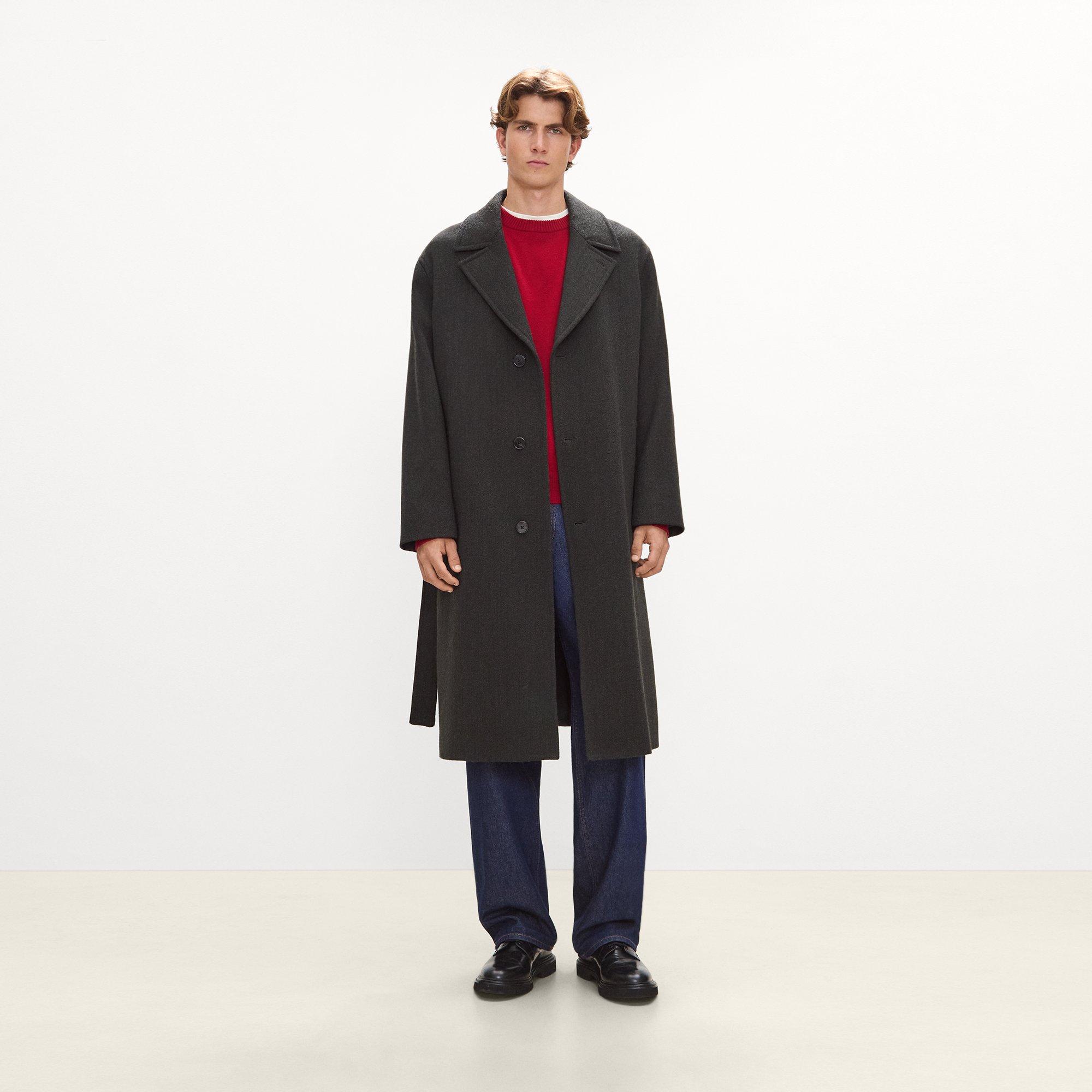 Relaxed Trench Coat in Gansevoort Wool
