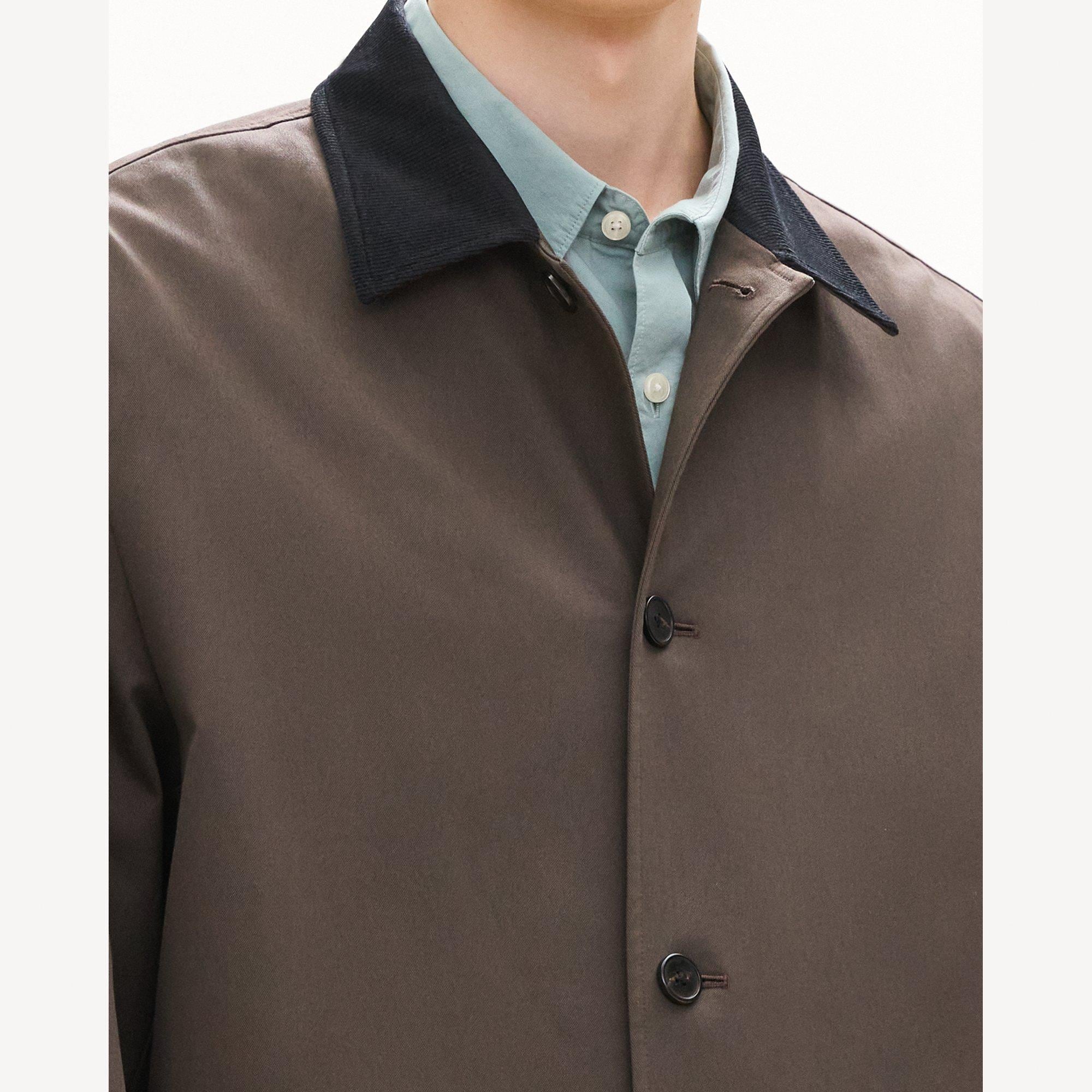 Four-Button Jacket in Moonsoft Cotton