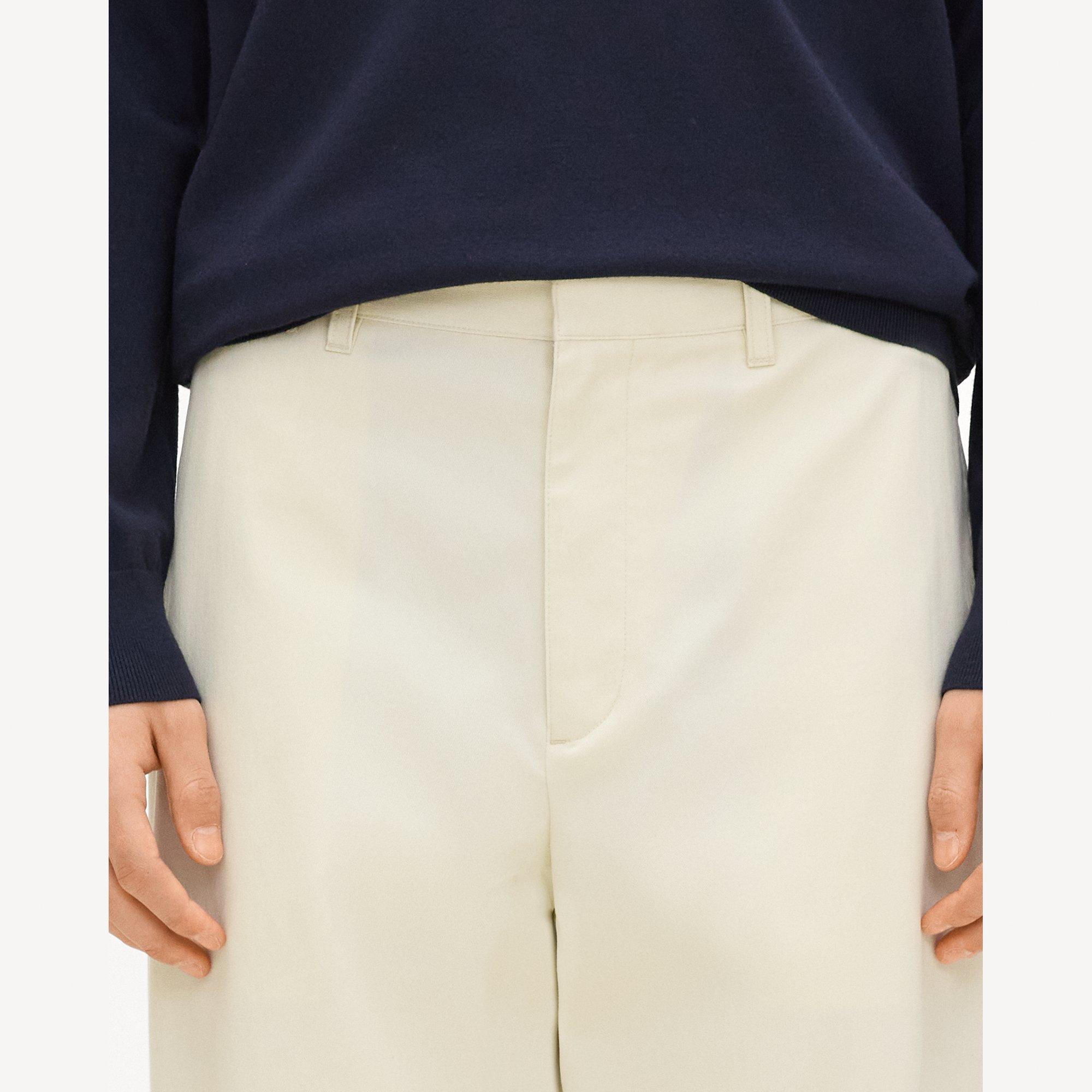 Straight Chino Trousers in Moonsoft Cotton