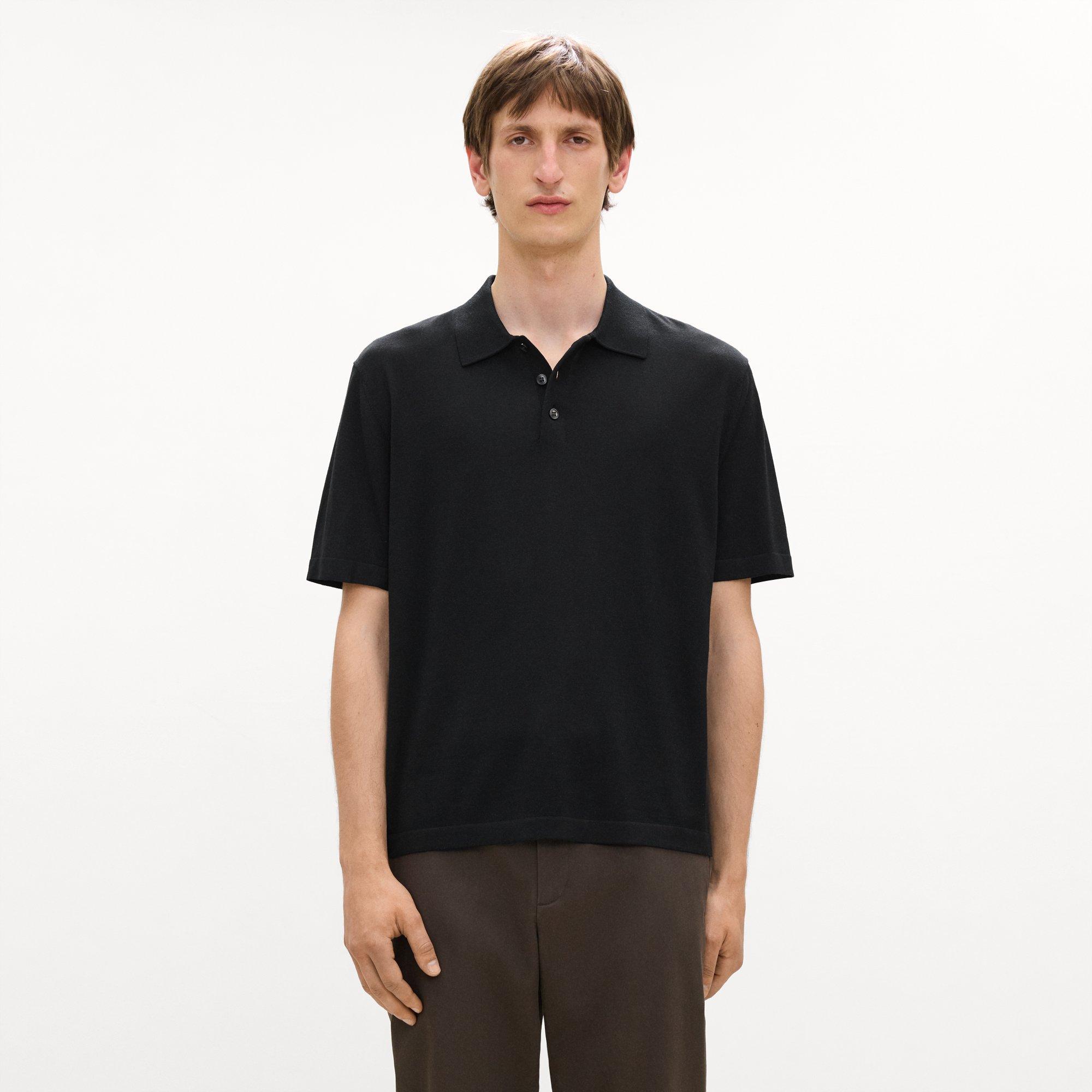 Relaxed Polo Shirt in Regal Wool