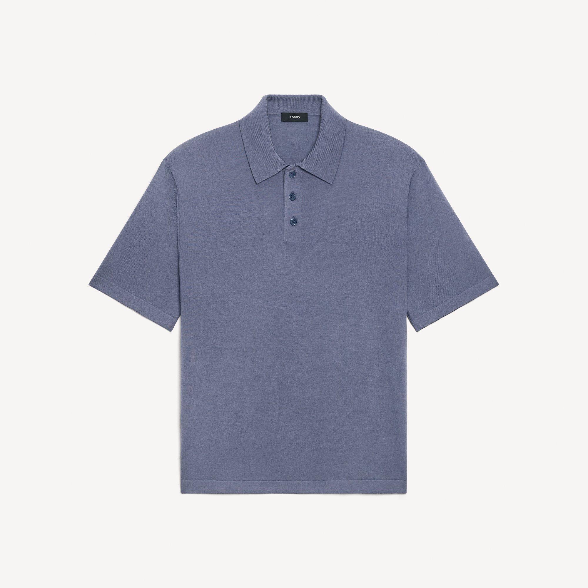 Relaxed Polo Shirt in Regal Wool