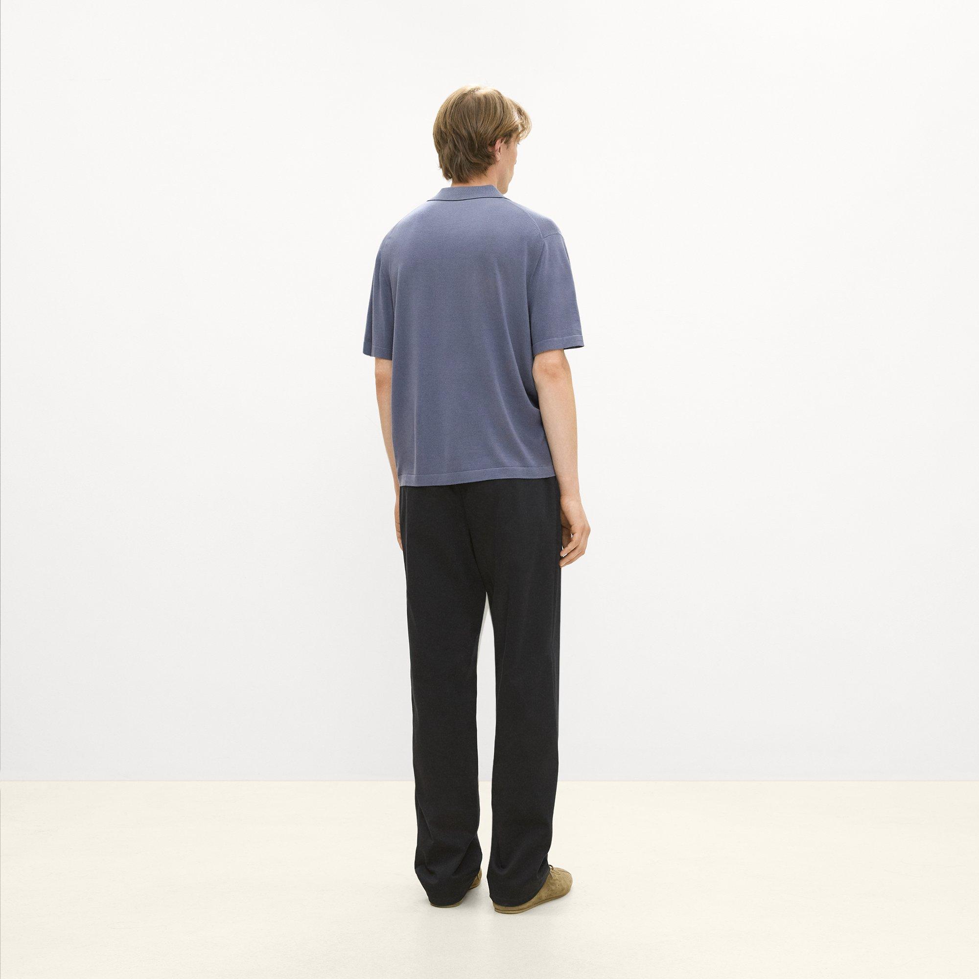 Relaxed Polo Shirt in Regal Wool