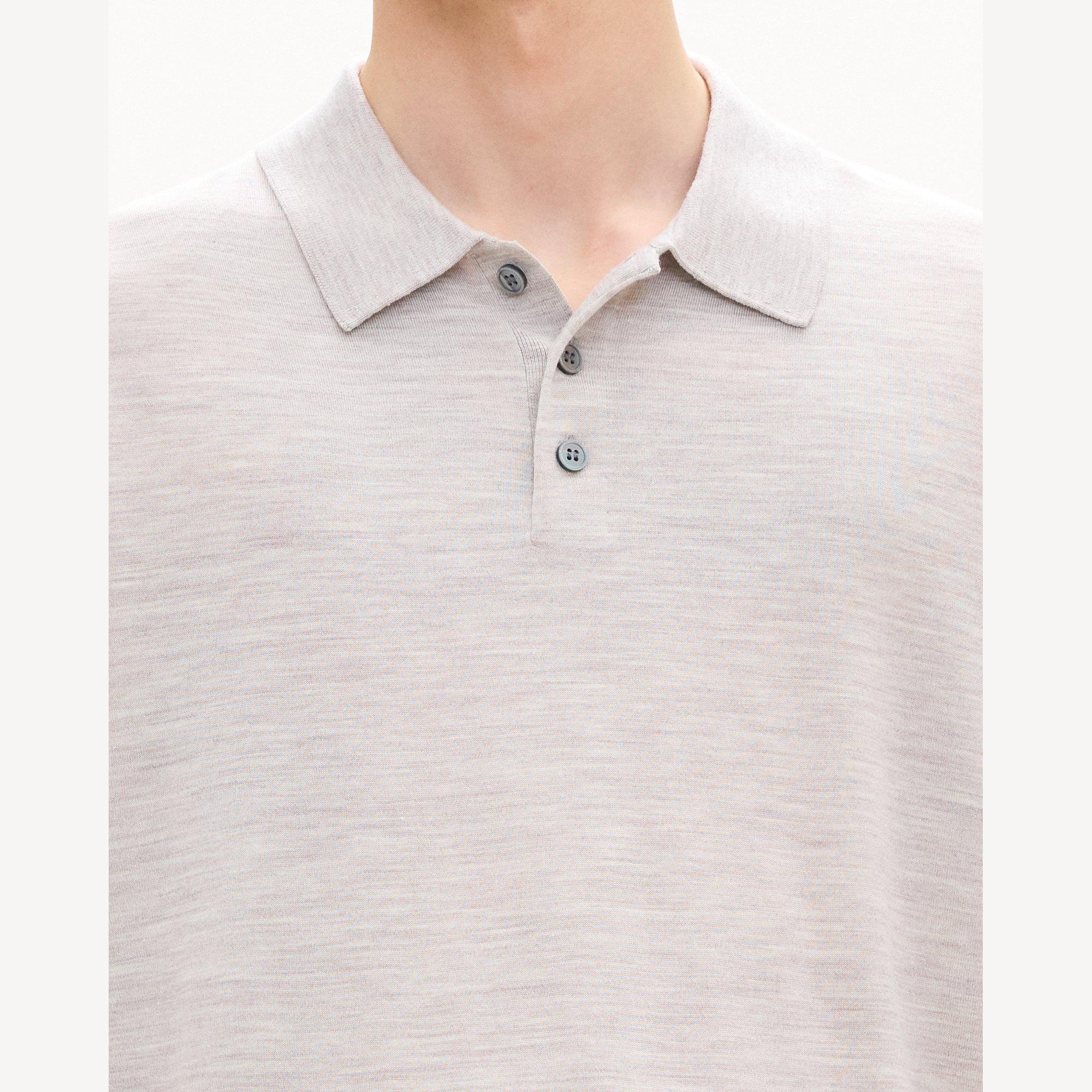 Relaxed Polo Shirt in Regal Wool