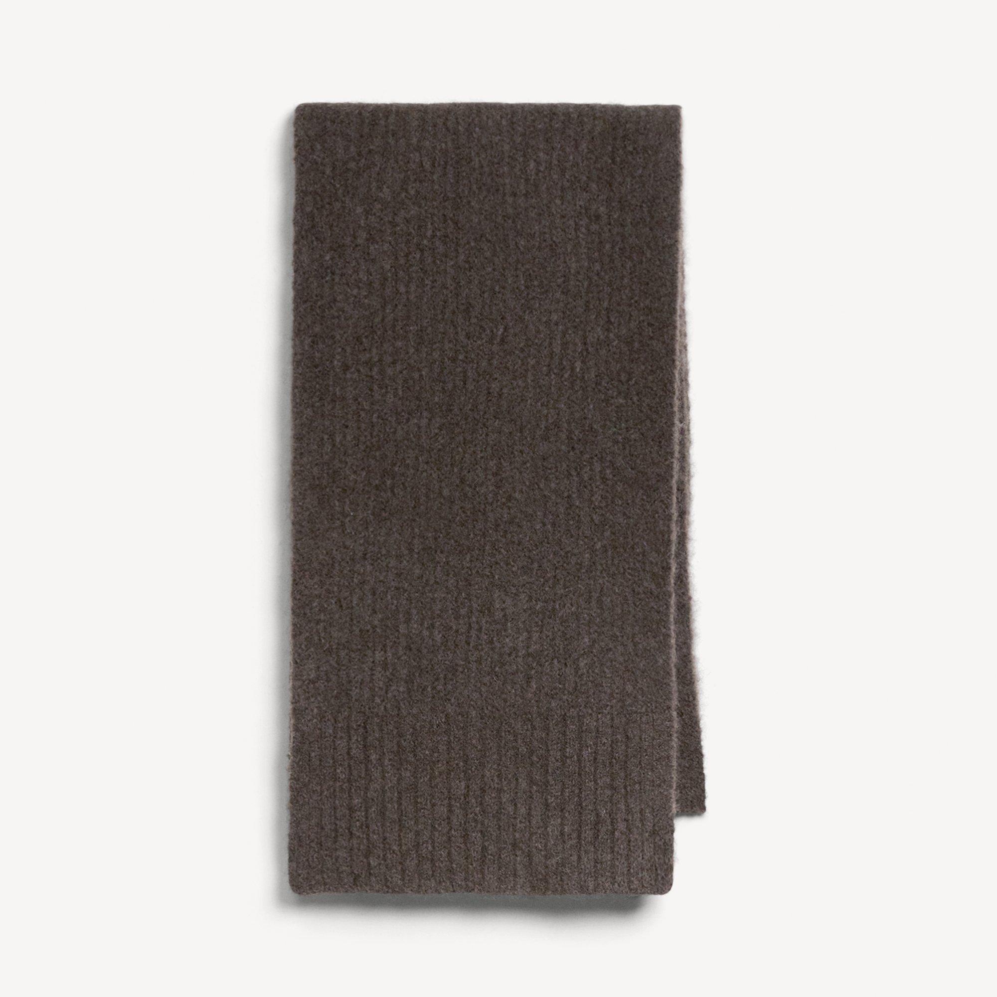 Scarf in Brushed Wool-Yak