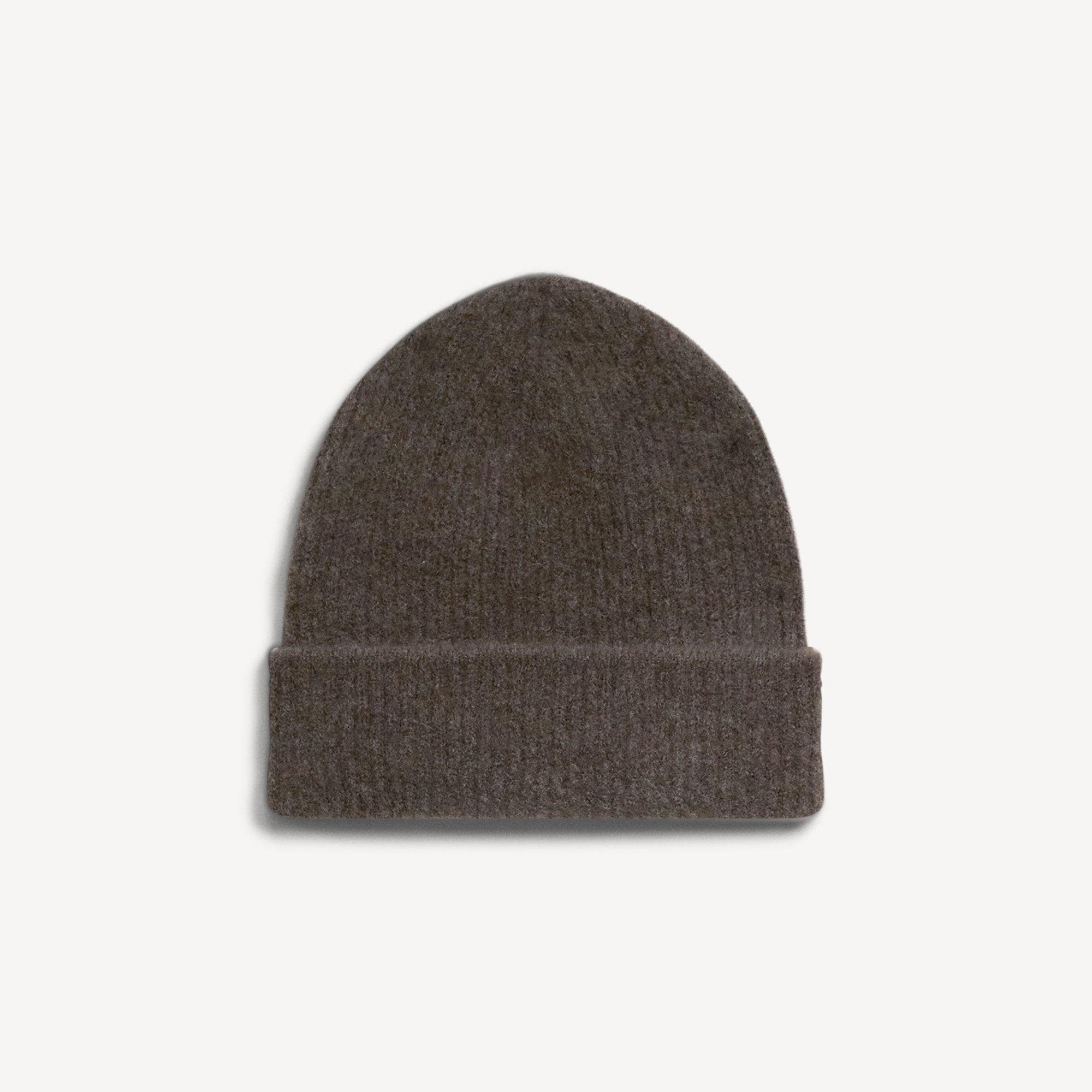 Beanie in Brushed Wool-Yak