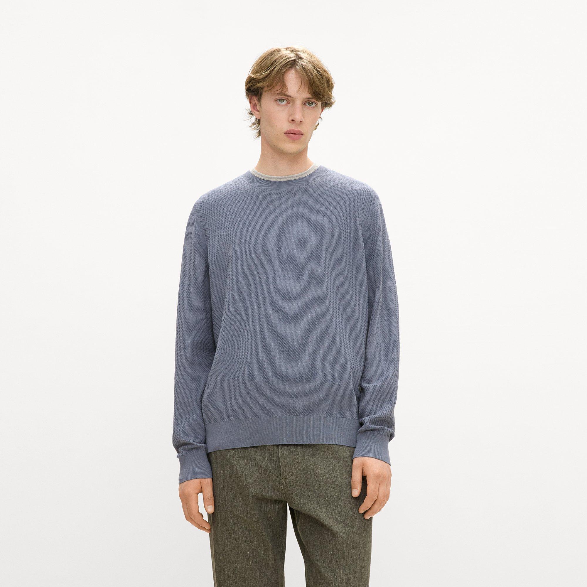Riland Crewneck Sweater in Light Bilen