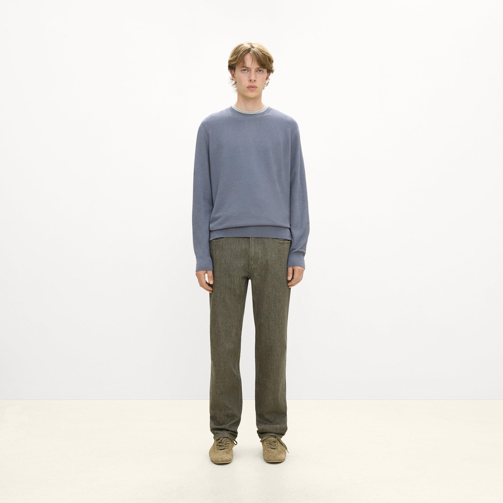 Riland Crewneck Sweater in Light Bilen