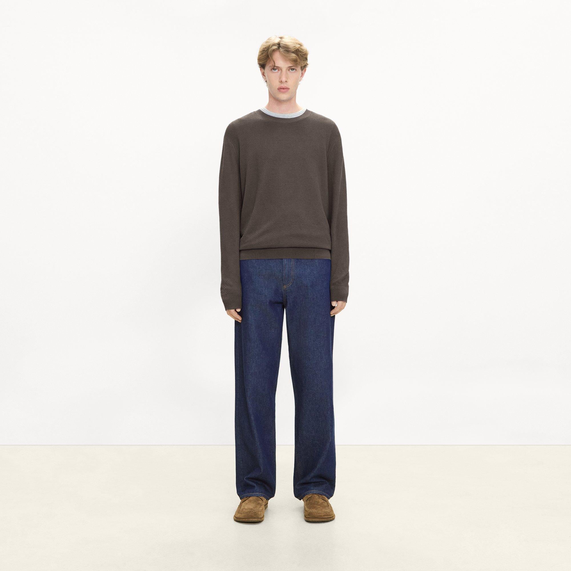 Riland Crewneck Sweater in Light Bilen