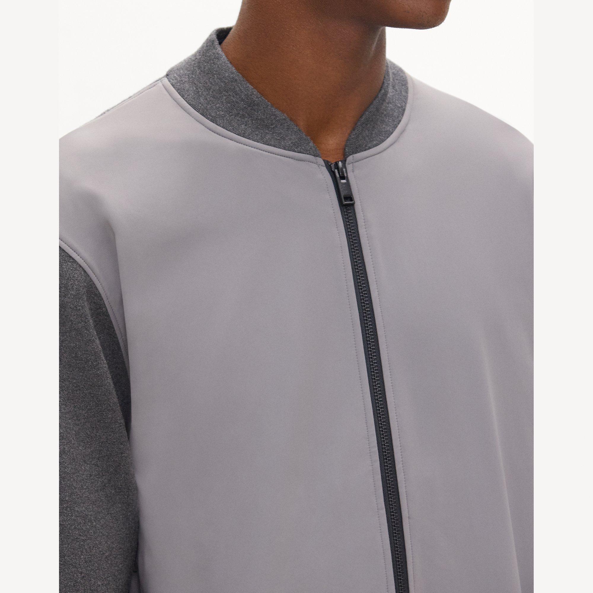 Bomber Cardigan in Light Bilen