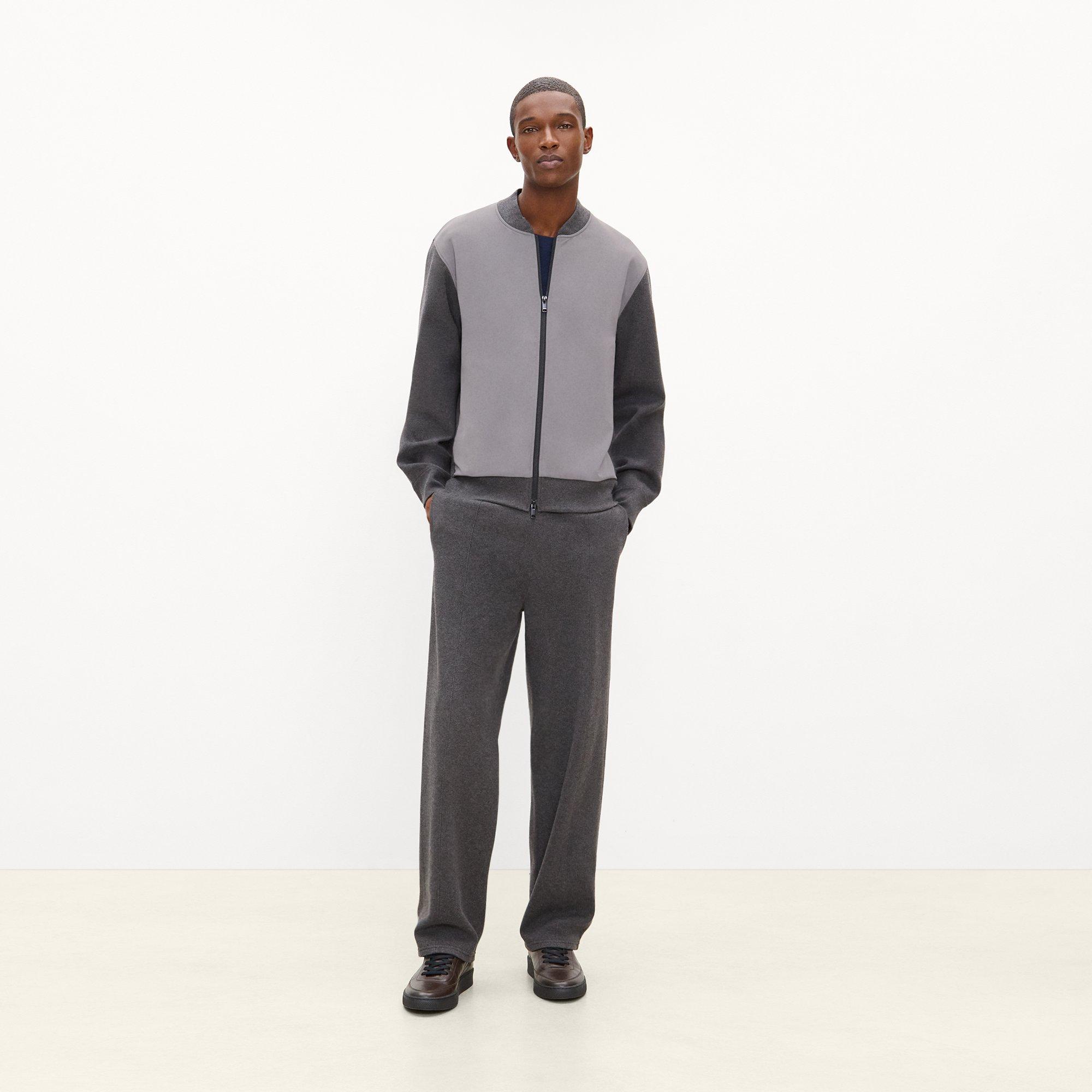Bomber Cardigan in Light Bilen