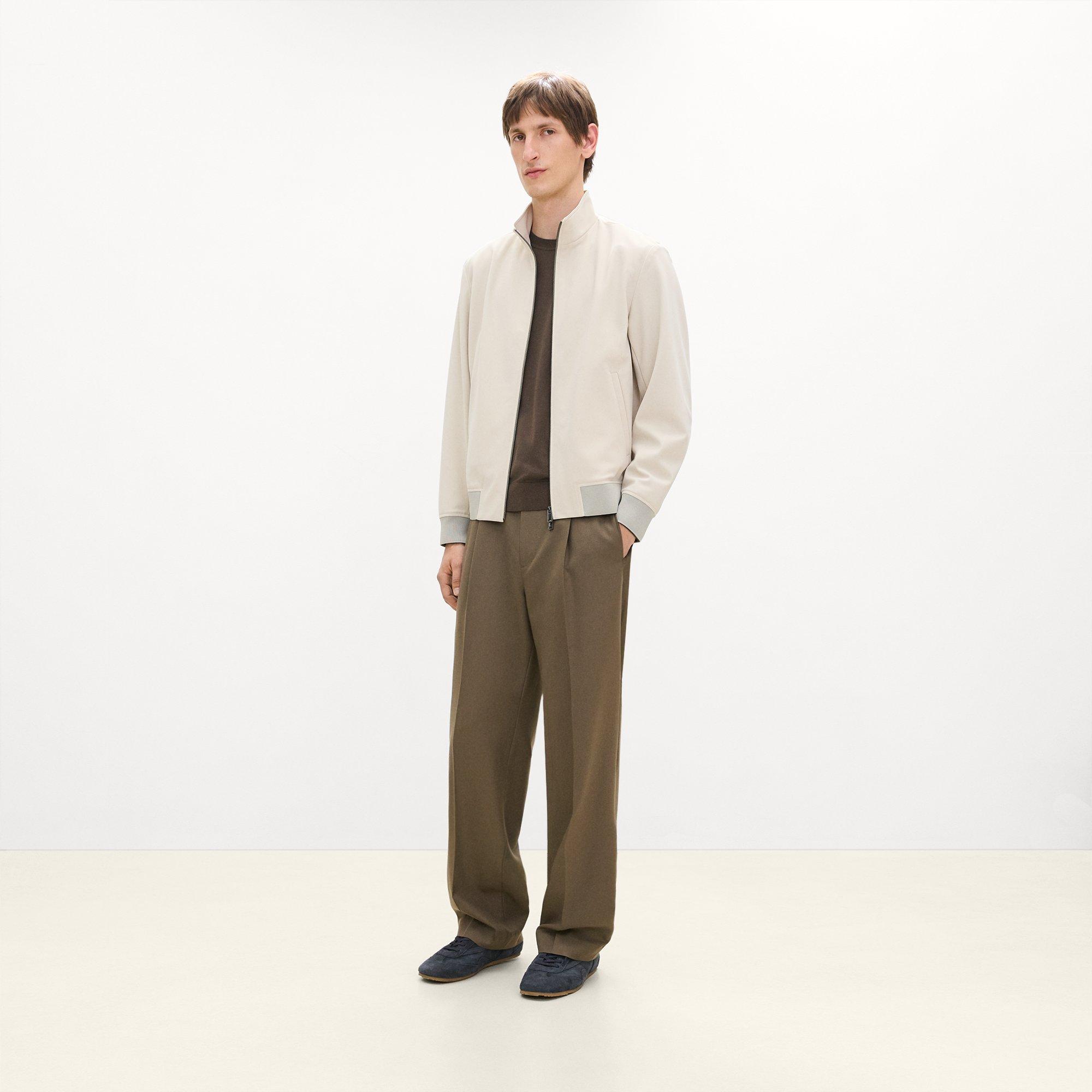 Bomber Jacket in Precision Ponte