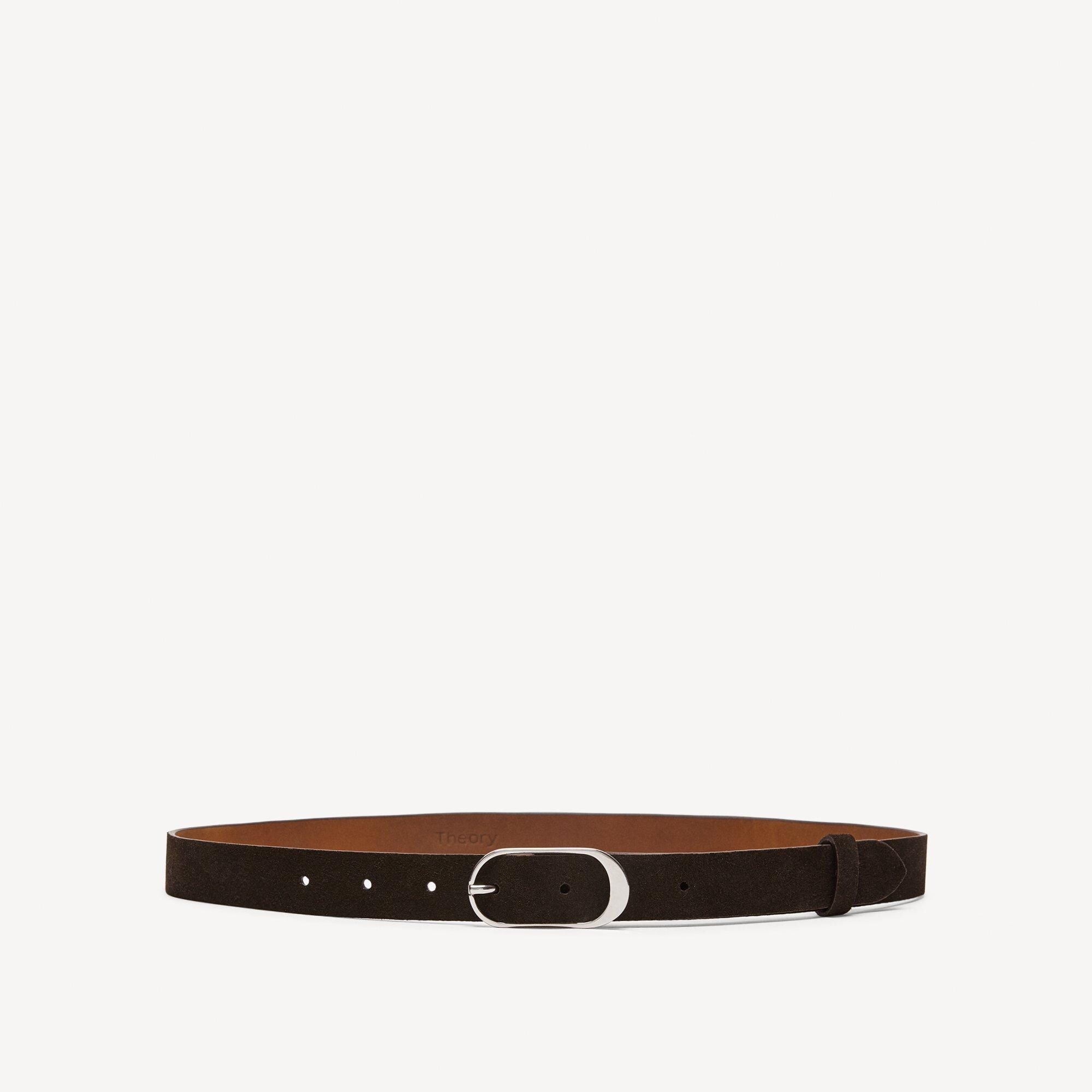 Classic Oblong Belt in Suede
