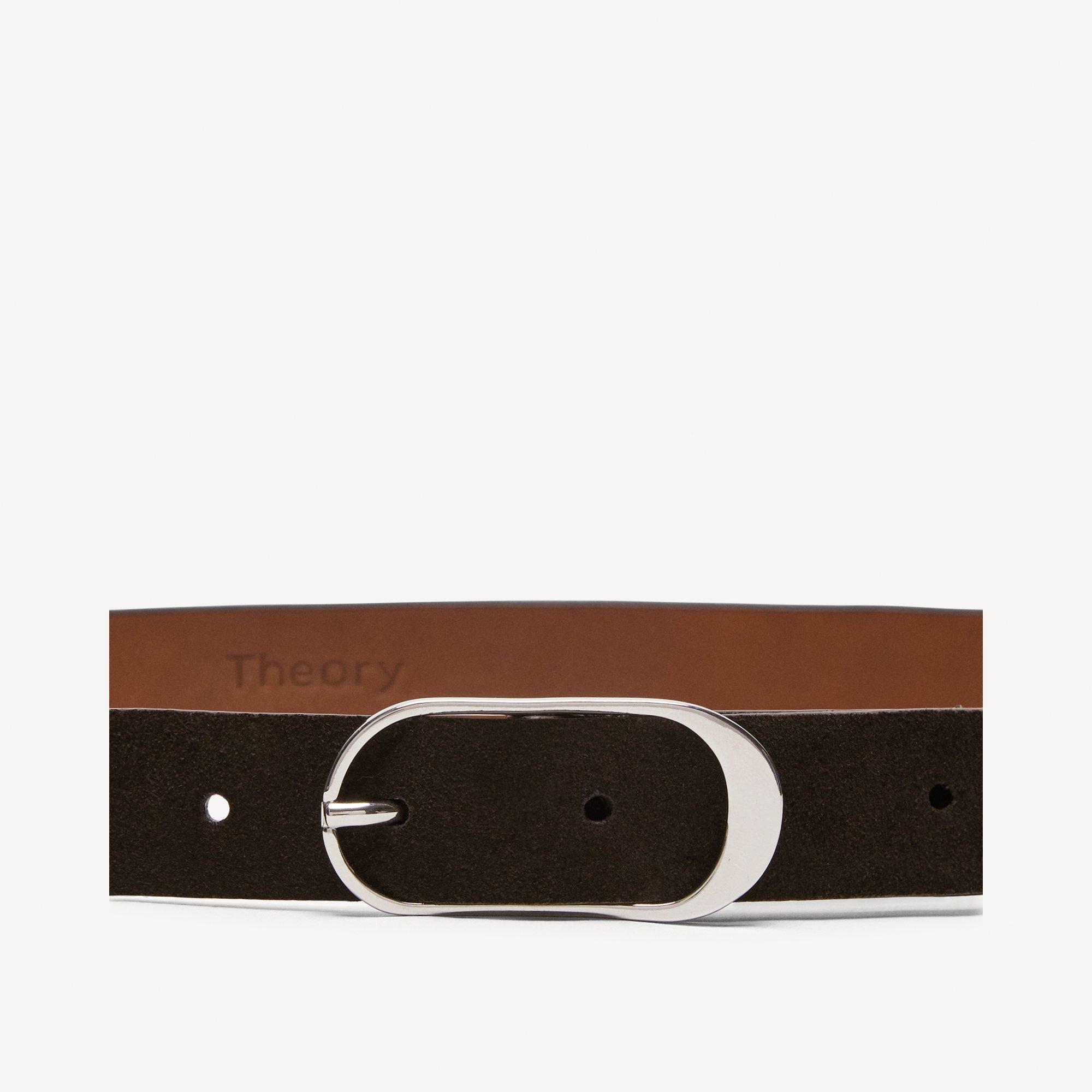 Classic Oblong Belt in Suede