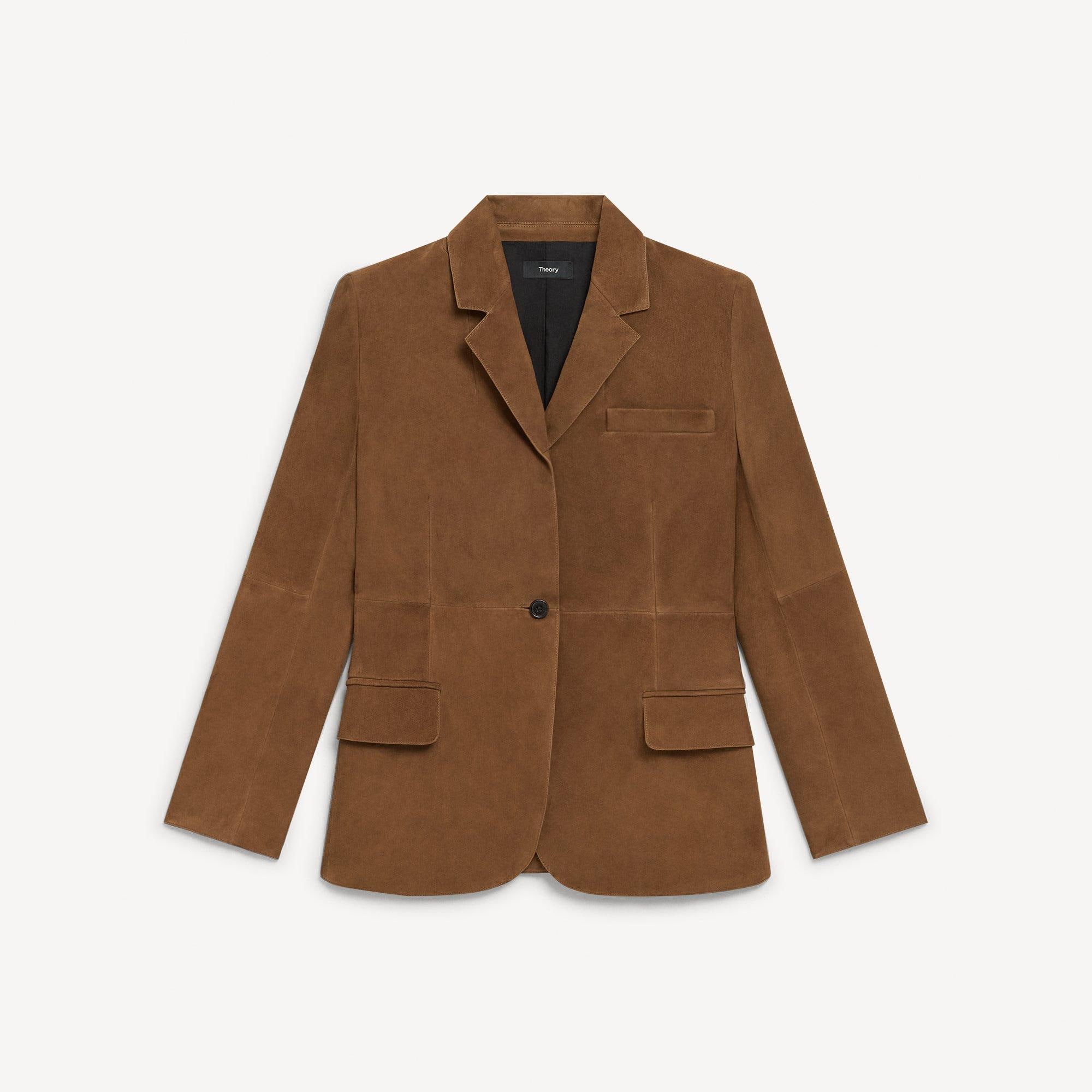 Lynnia Blazer in Suede