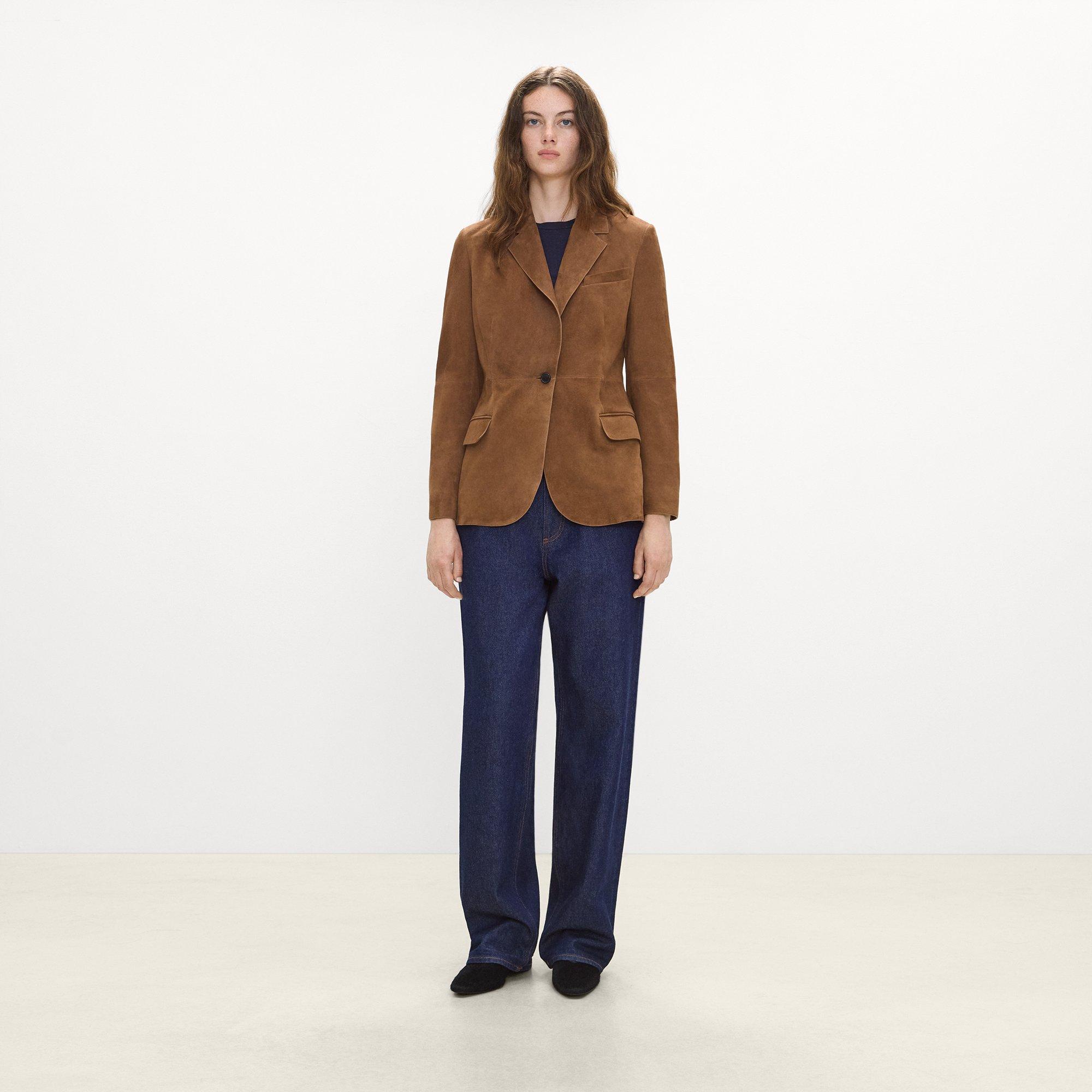 Lynnia Blazer in Suede