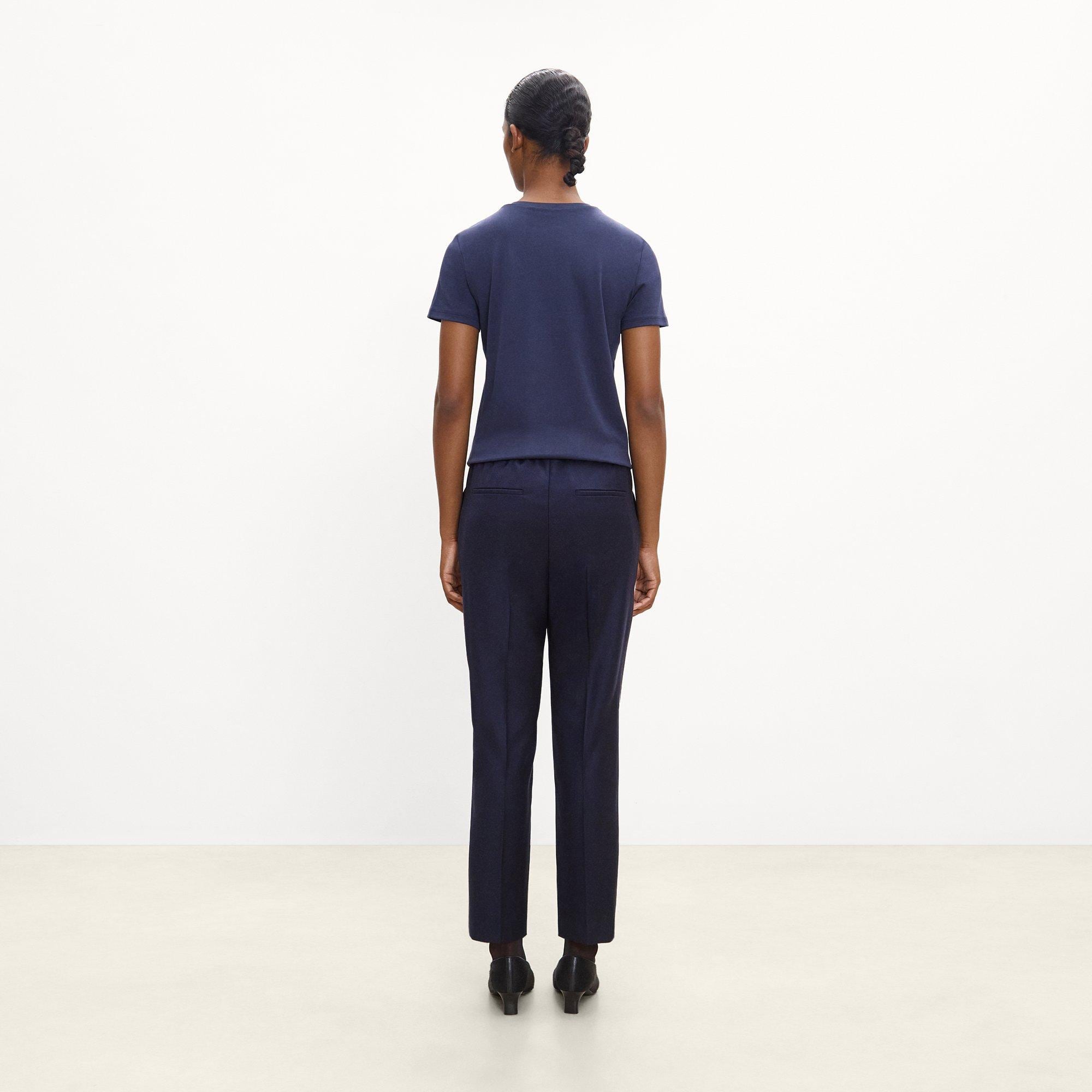 Marcee Cropped Pant in Sleek Flannel