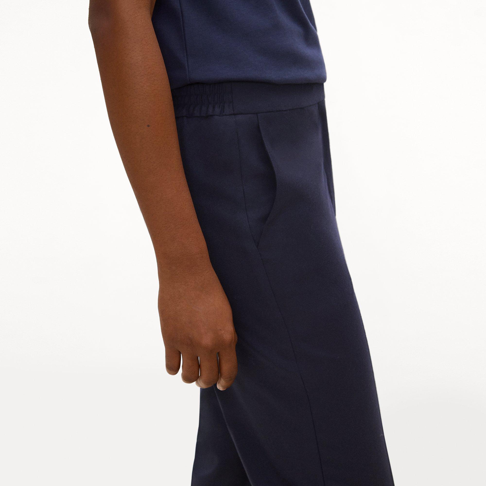 Marcee Cropped Pant in Sleek Flannel