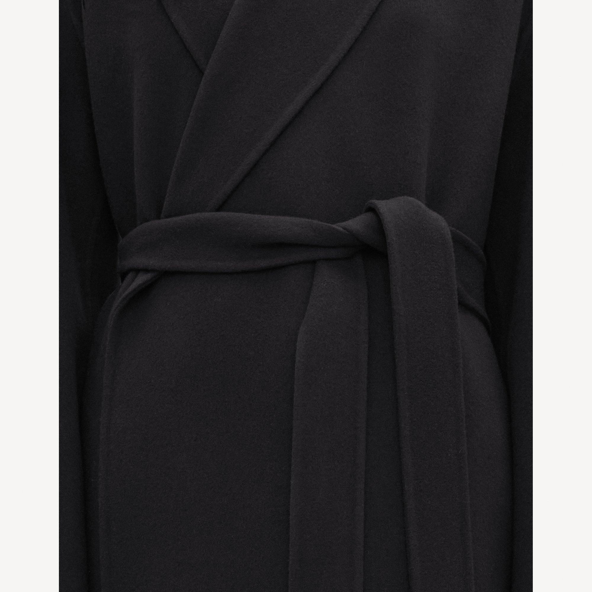 Shawl Collar Coat in Double-Face Wool-Cashmere