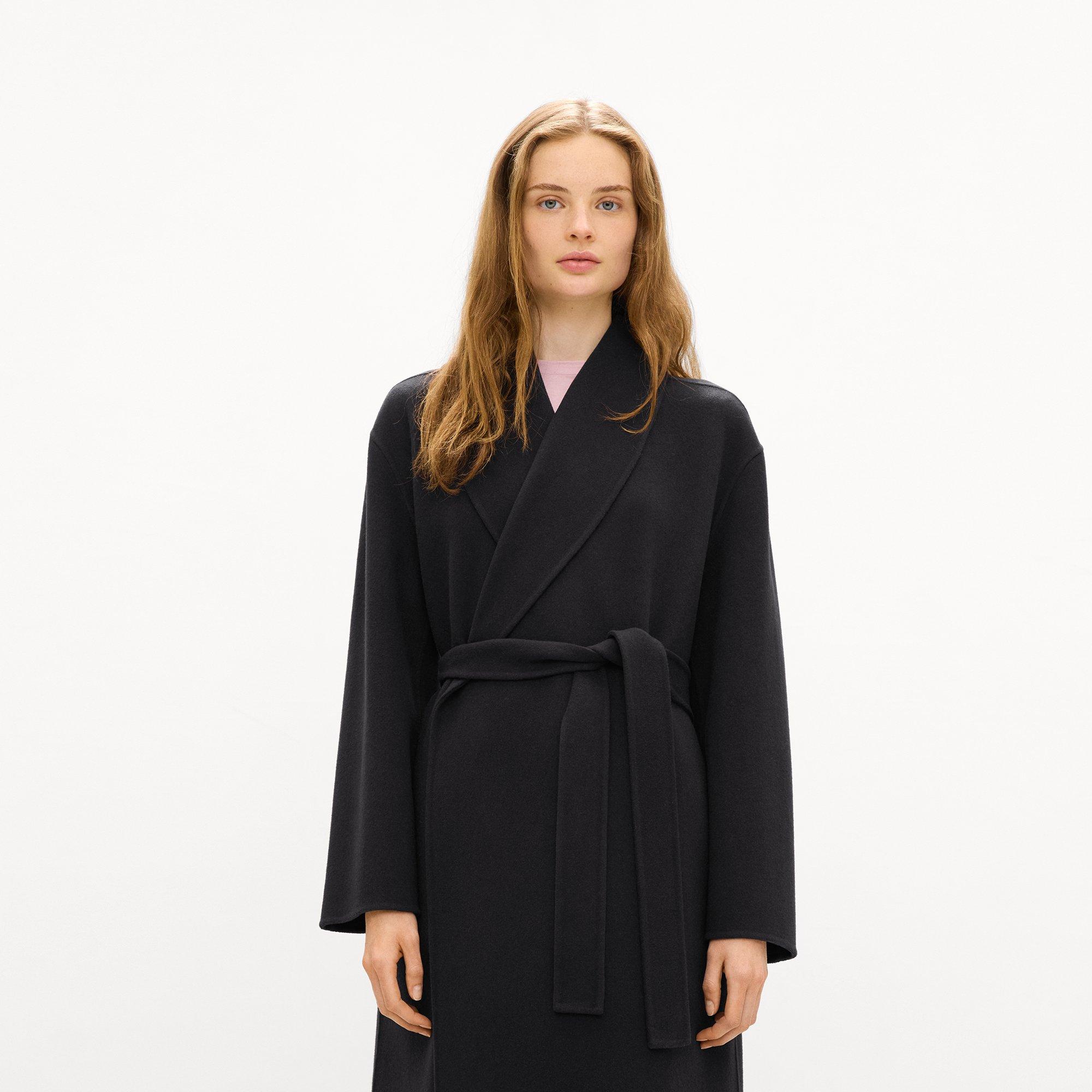 Shawl Collar Coat in Double-Face Wool-Cashmere