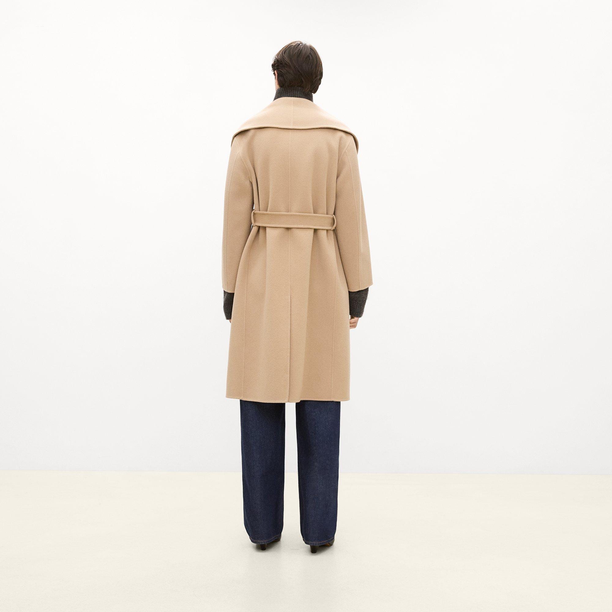 Shawl Collar Coat in Double-Face Wool-Cashmere