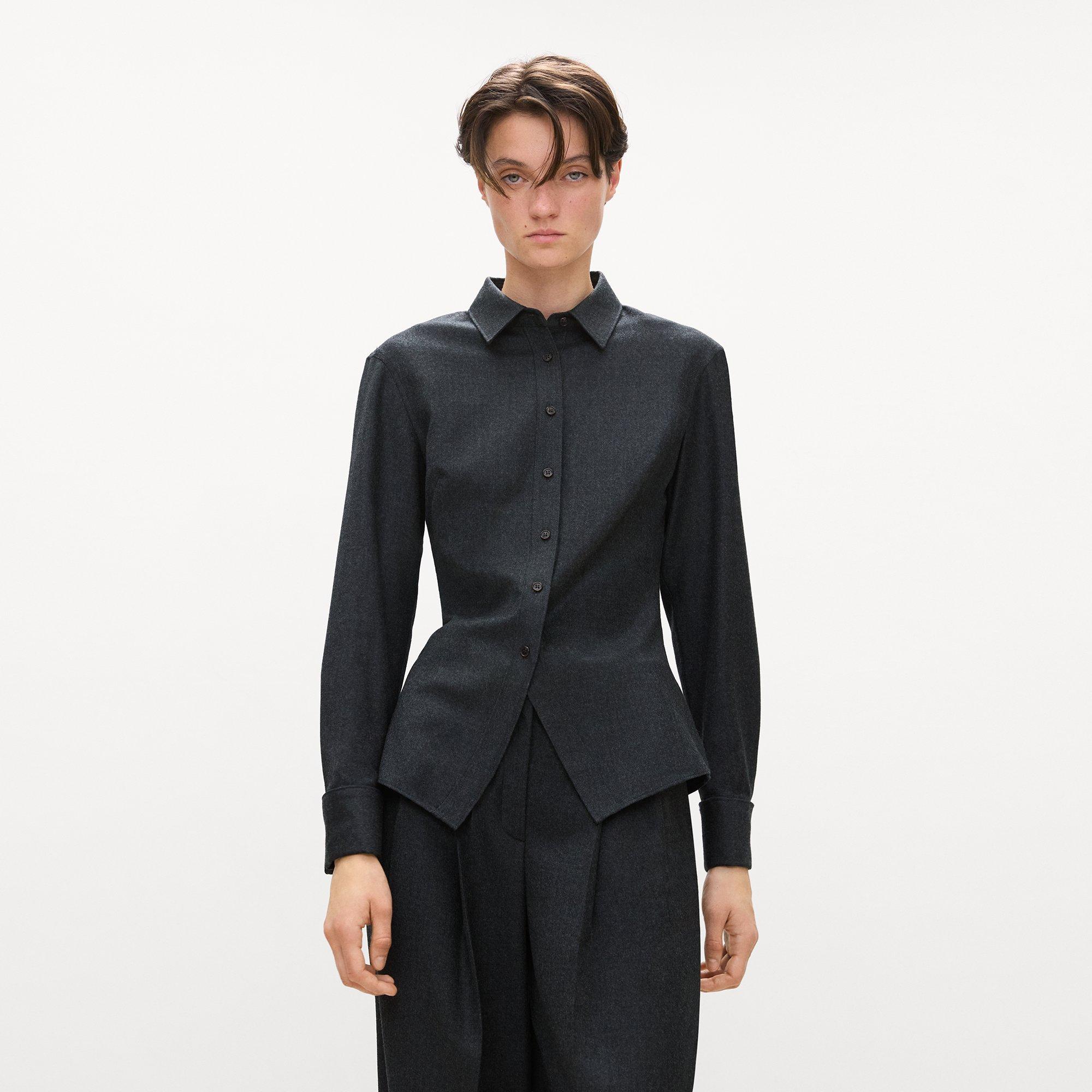 Cutaway Shirt in Sleek Flannel