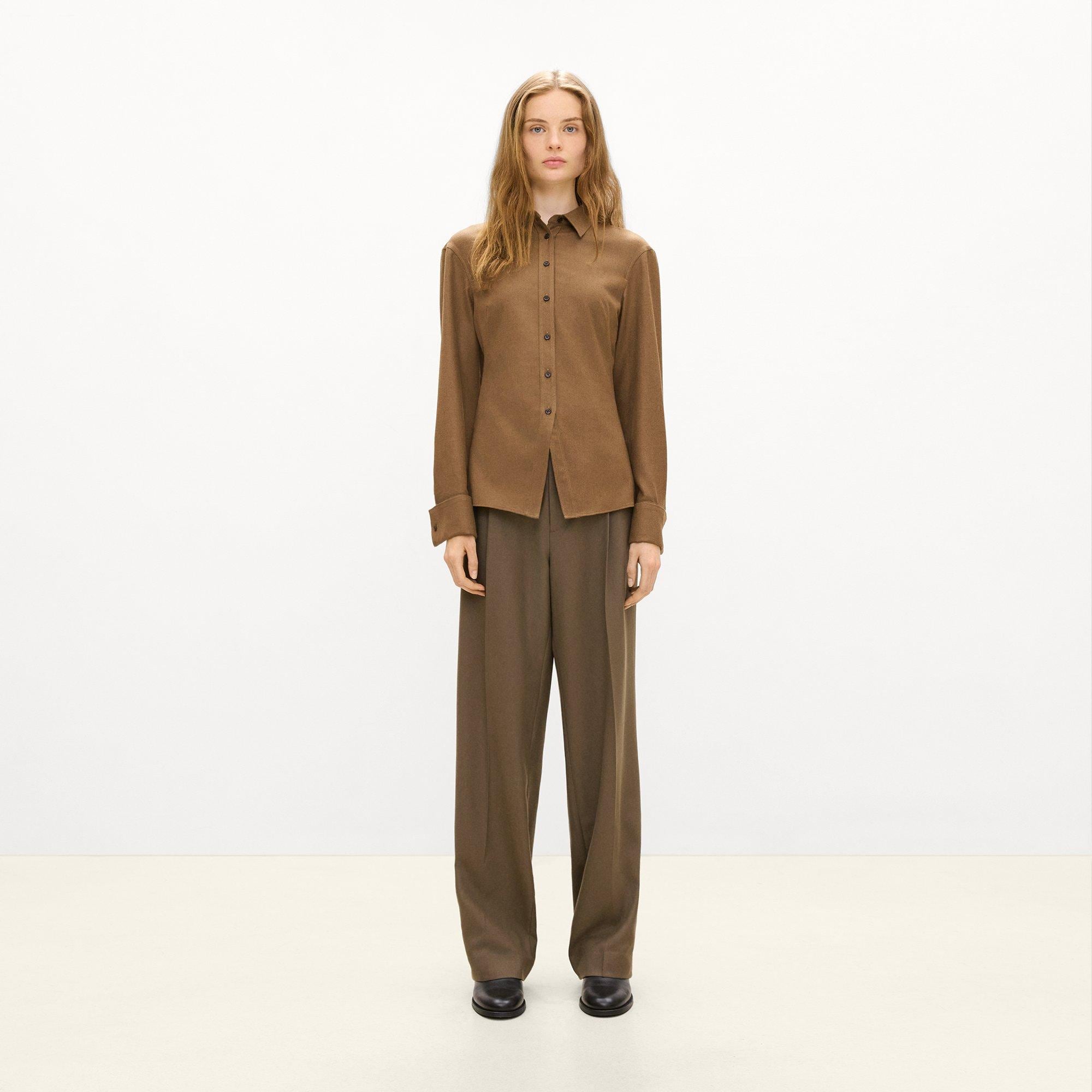 Cutaway Shirt in Sleek Flannel