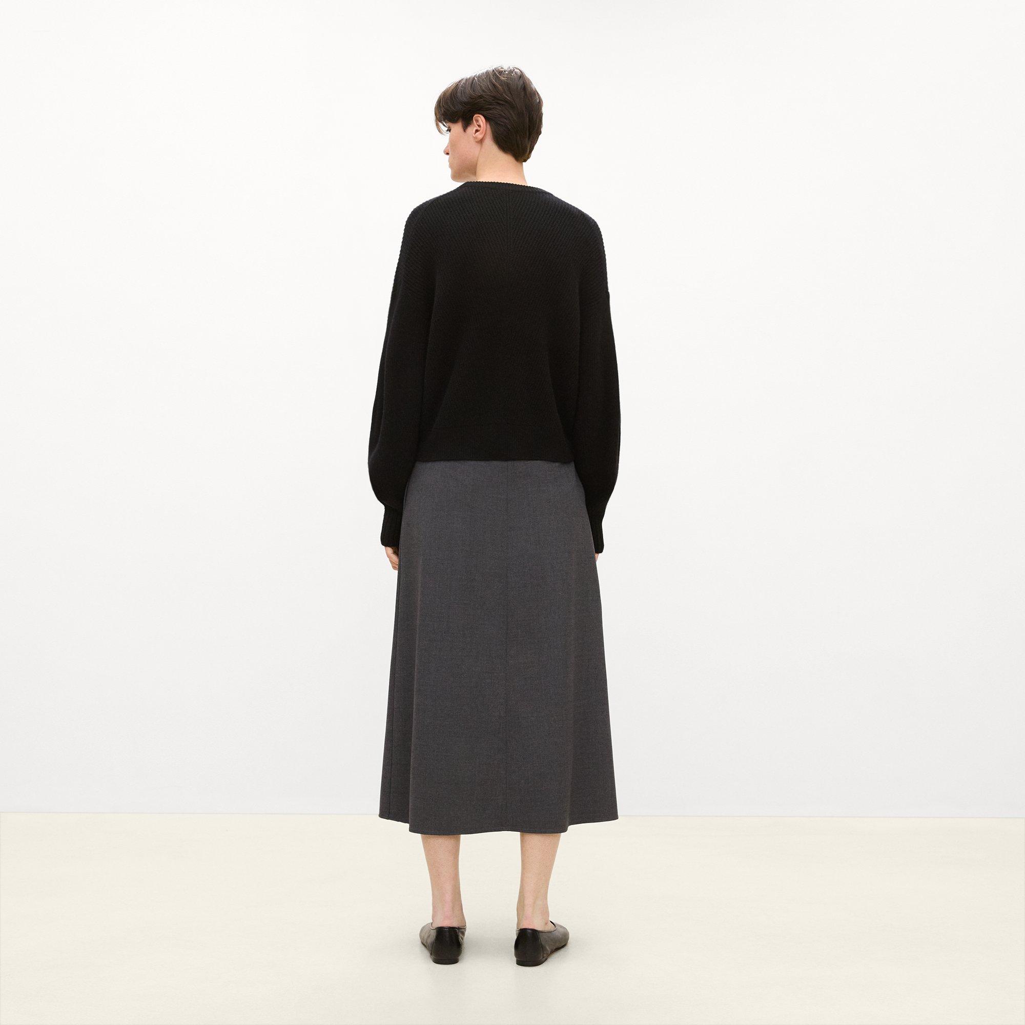 Textured Crewneck Sweater in Cashmere