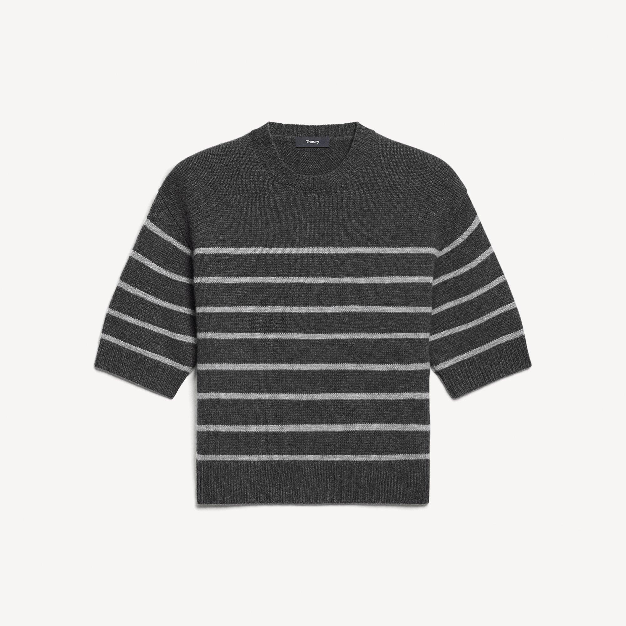 Striped Tee in Cashmere