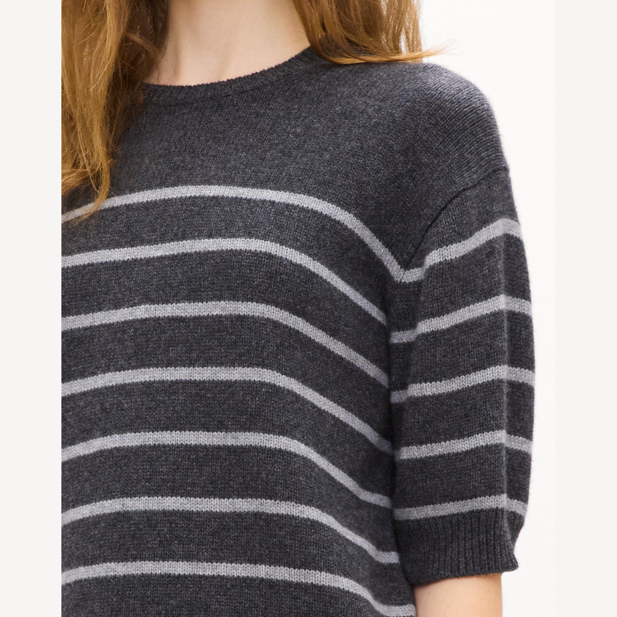 Striped Tee in Cashmere