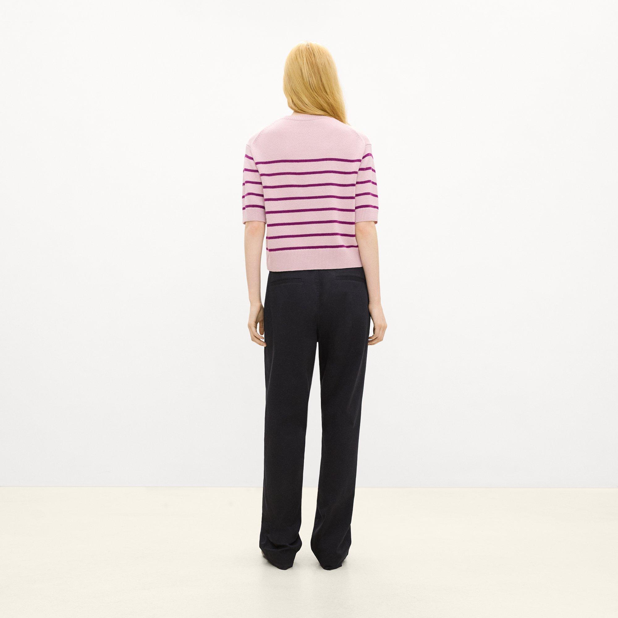 Striped Tee in Cashmere