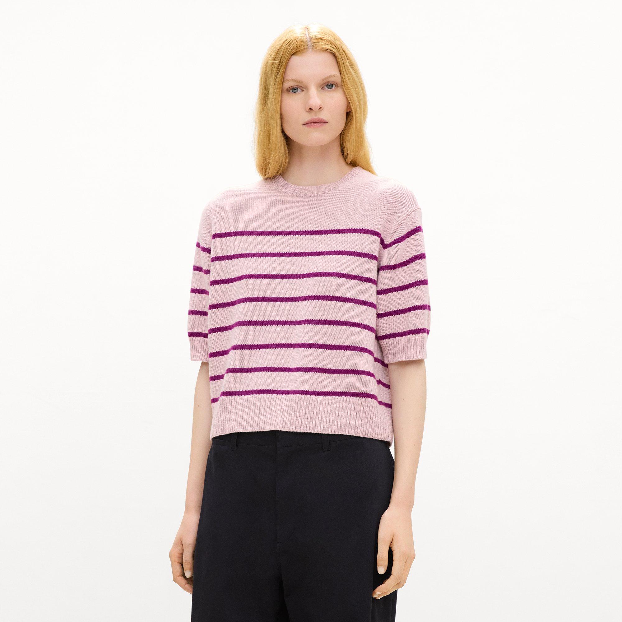 Striped Tee in Cashmere